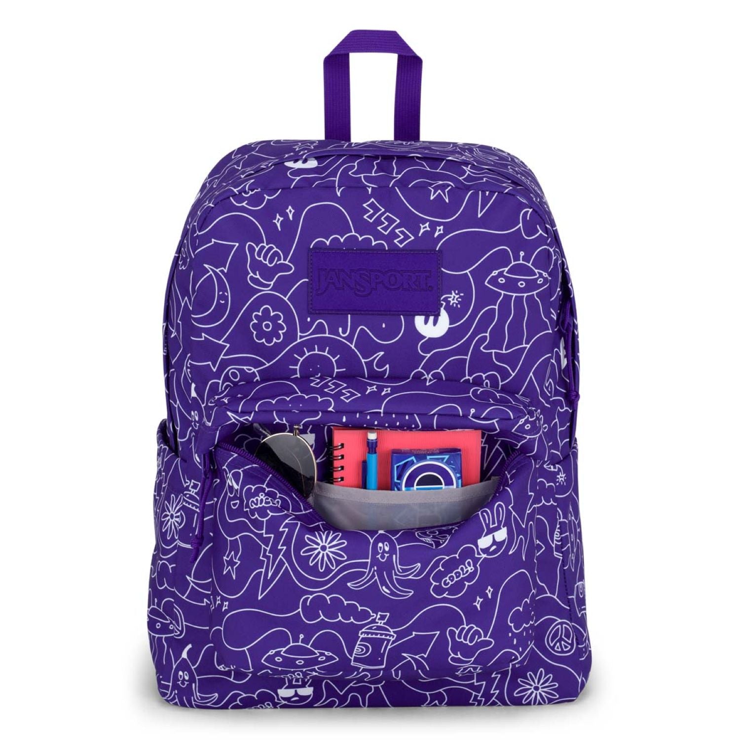 Jansport Superbreak Plus Backpack (Printed 1) (SA)
