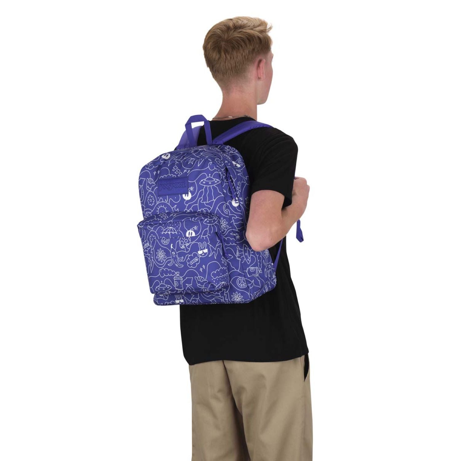 Jansport Superbreak Plus Backpack (Printed 1) (SA)