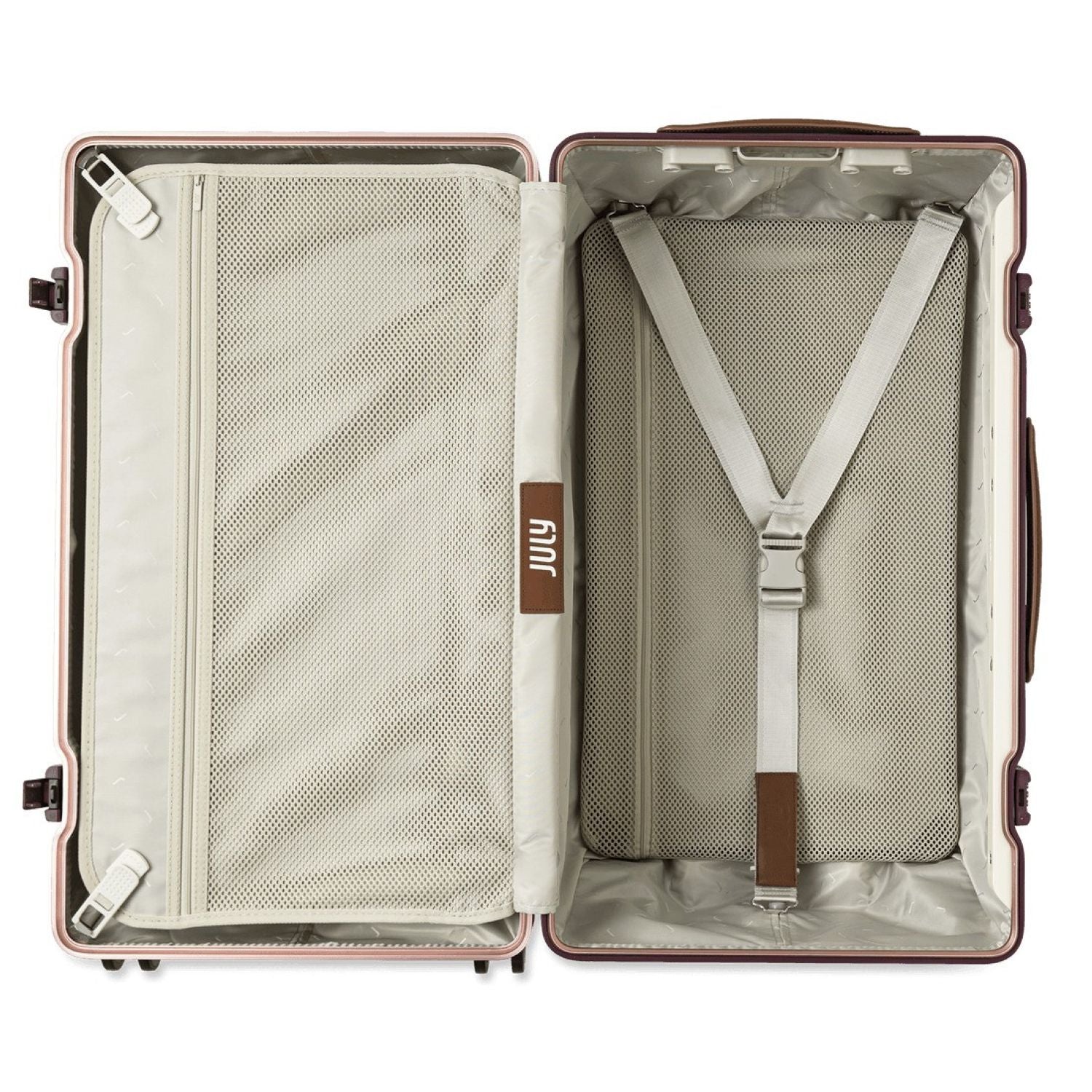 July Checked Trunk Polycarbonate Frame 28" Luggage (SA)