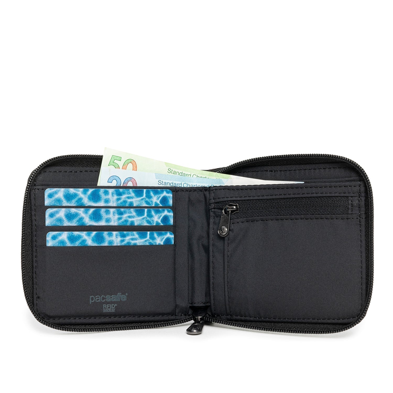 Pacsafe RFIDsafe RFID Blocking Zip Around Wallet (SA)
