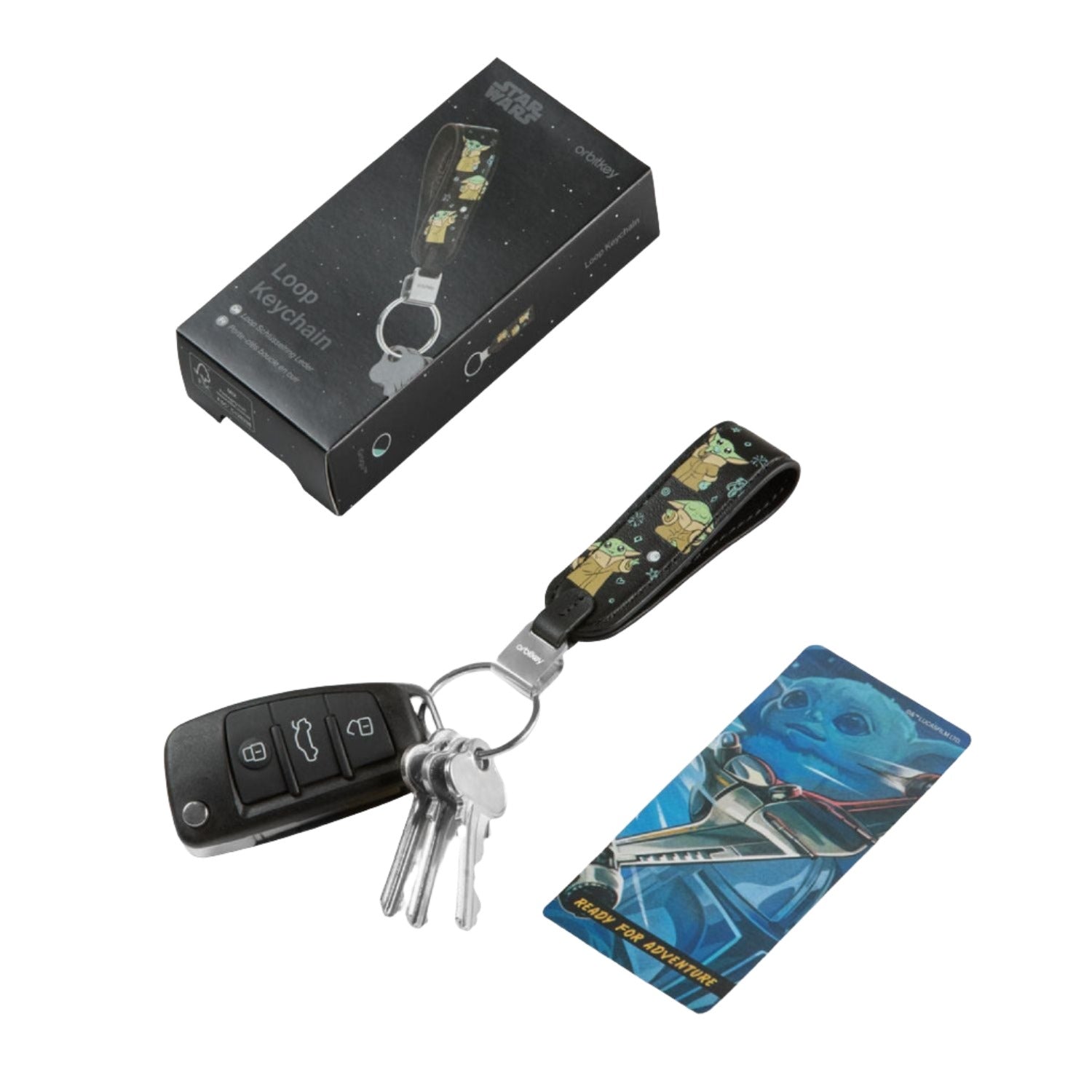 Orbitkey Star Wars Loop Keychain Leather | Gifts & Lifestyle, Home Organizers, Key Organizers, Orbitkey, Orbitkey Key Organizers, Travel Accessories, Travel Necessities | Orbitkey Key Organizers-5