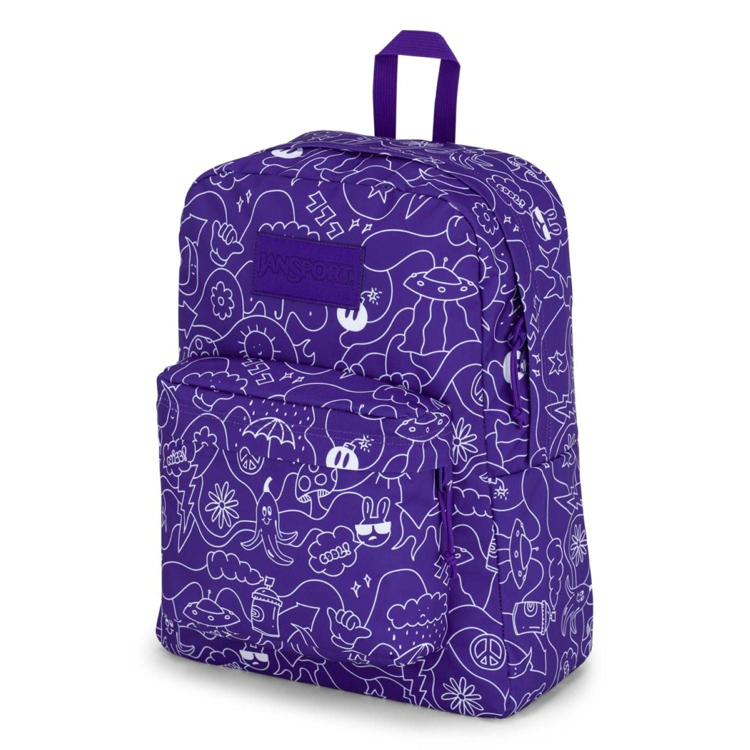 Jansport Superbreak Plus Backpack (Printed 1) (SA)