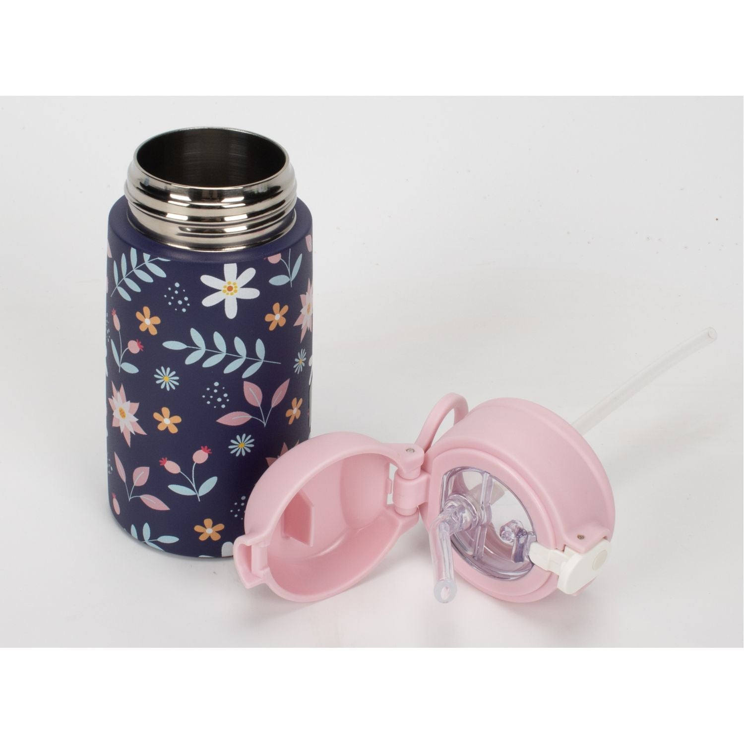 Oasis Kids Water Bottle with Sipper Silicone Straw 400ML (SA)