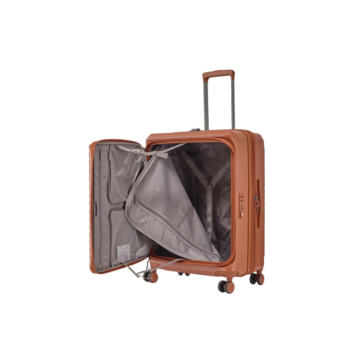 CROSSING INVI 24" Medium Expandable Luggage With Front & Middle Access