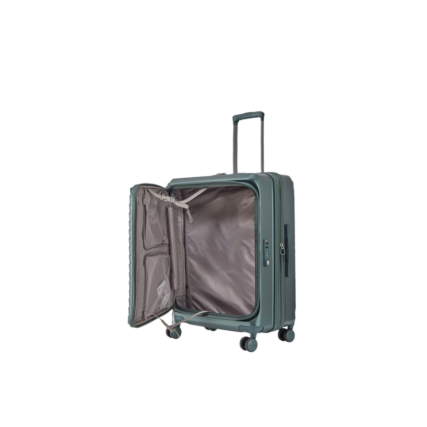 CROSSING INVI 24" Medium Expandable Luggage With Front & Middle Access