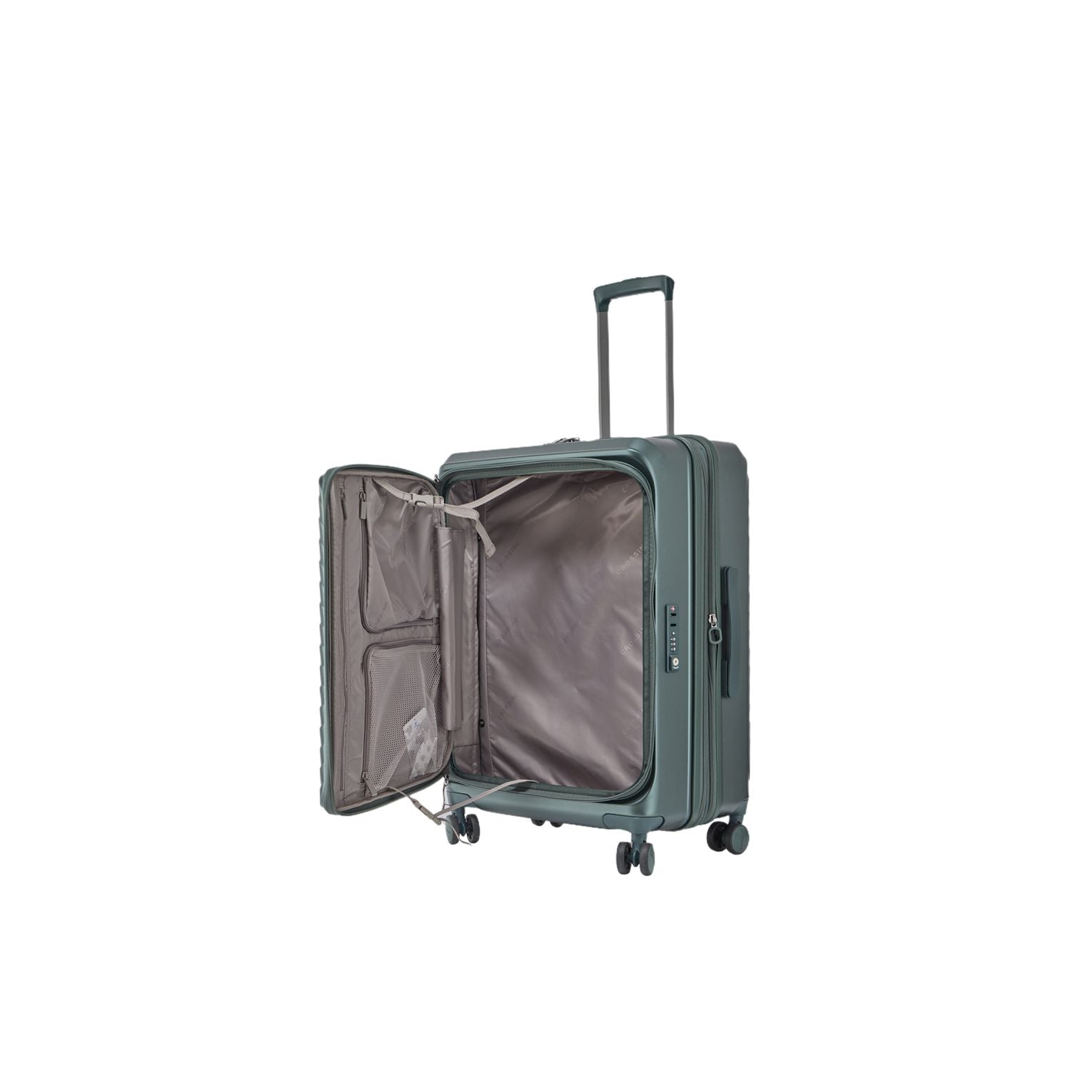 CROSSING INVI 24" Medium Expandable Luggage With Front & Middle Access