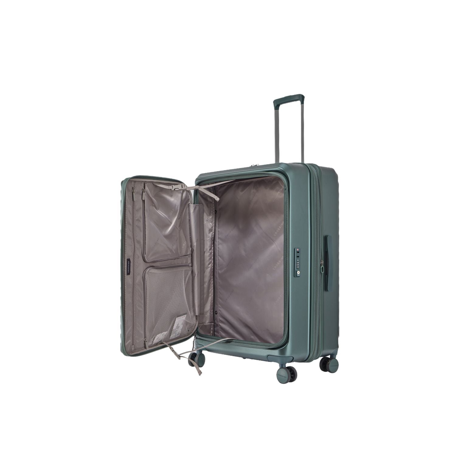 CROSSING INVI 28" Large Expandable Luggage With Front & Middle Access