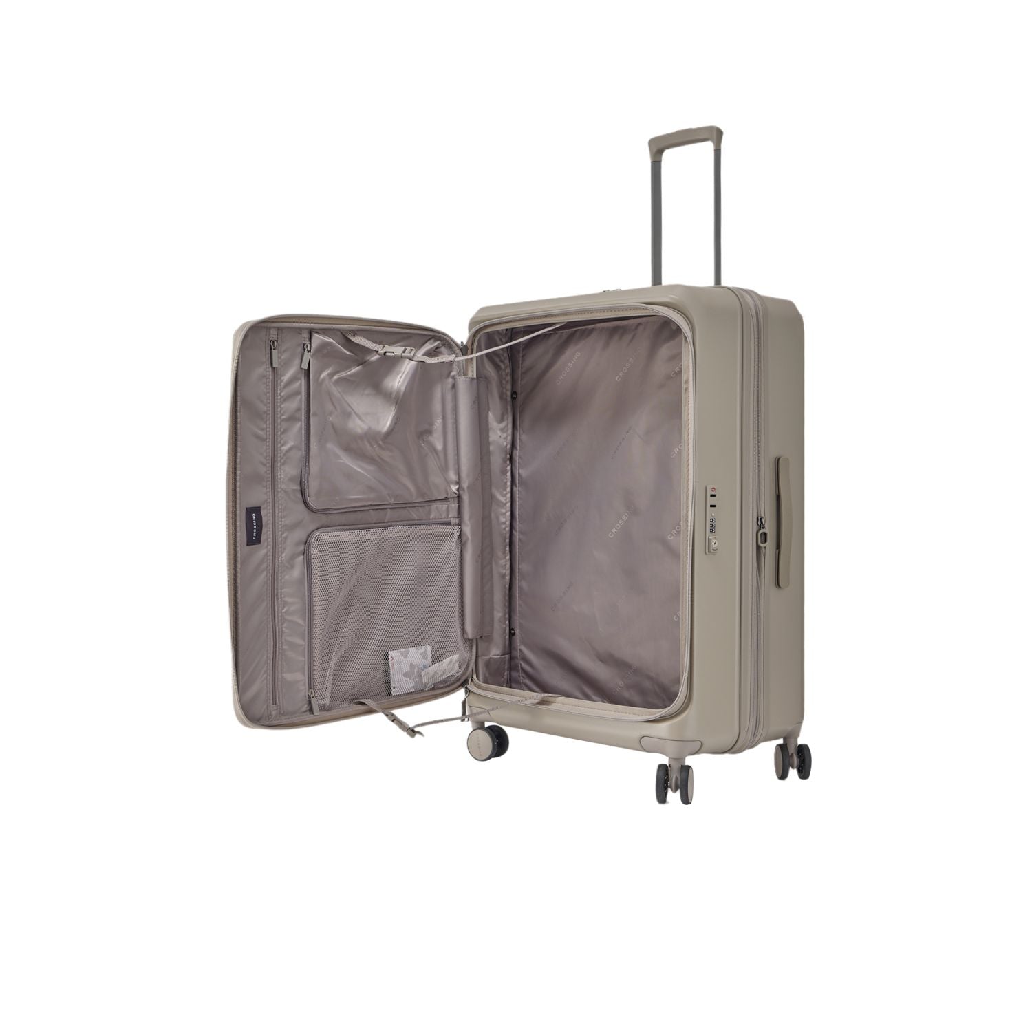 CROSSING INVI 28" Large Expandable Luggage With Front & Middle Access
