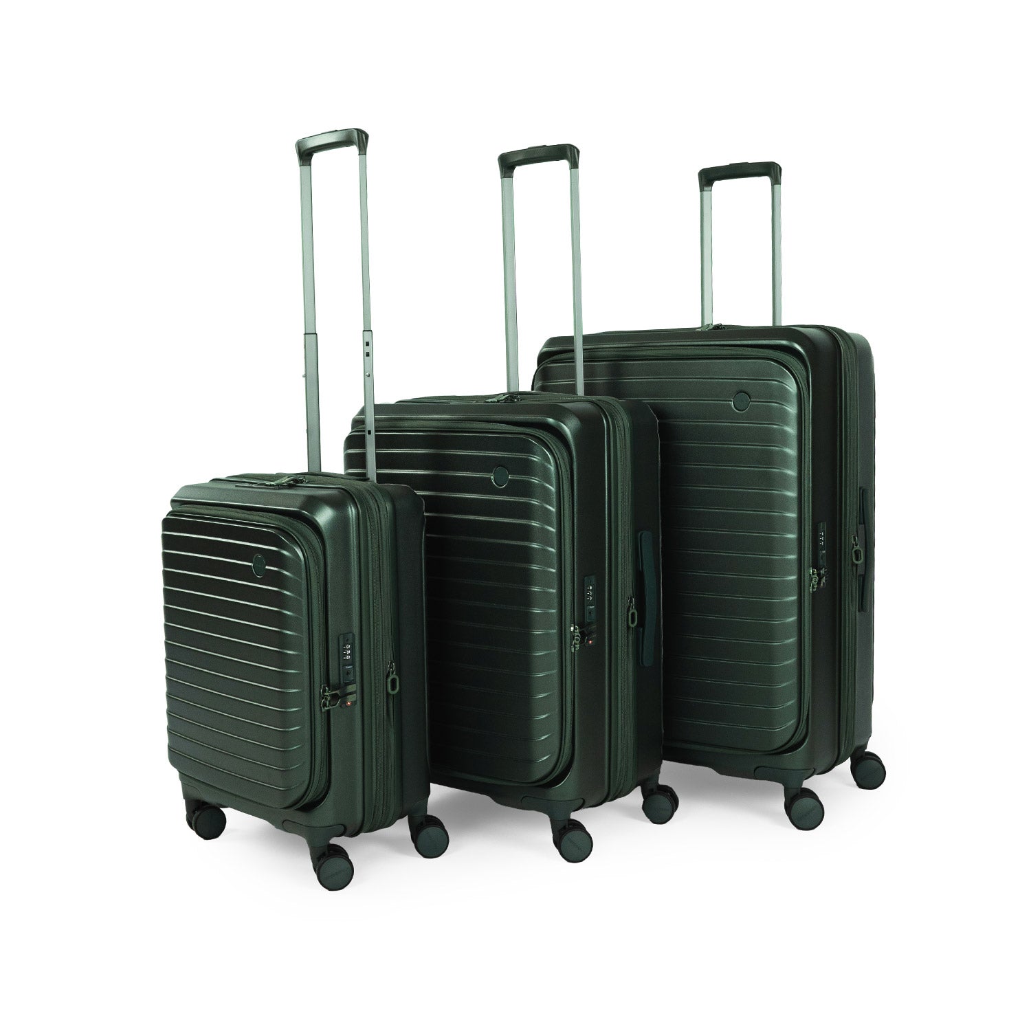 CROSSING INVI 20" Carry On Expandable Luggage With Front & Middle Access