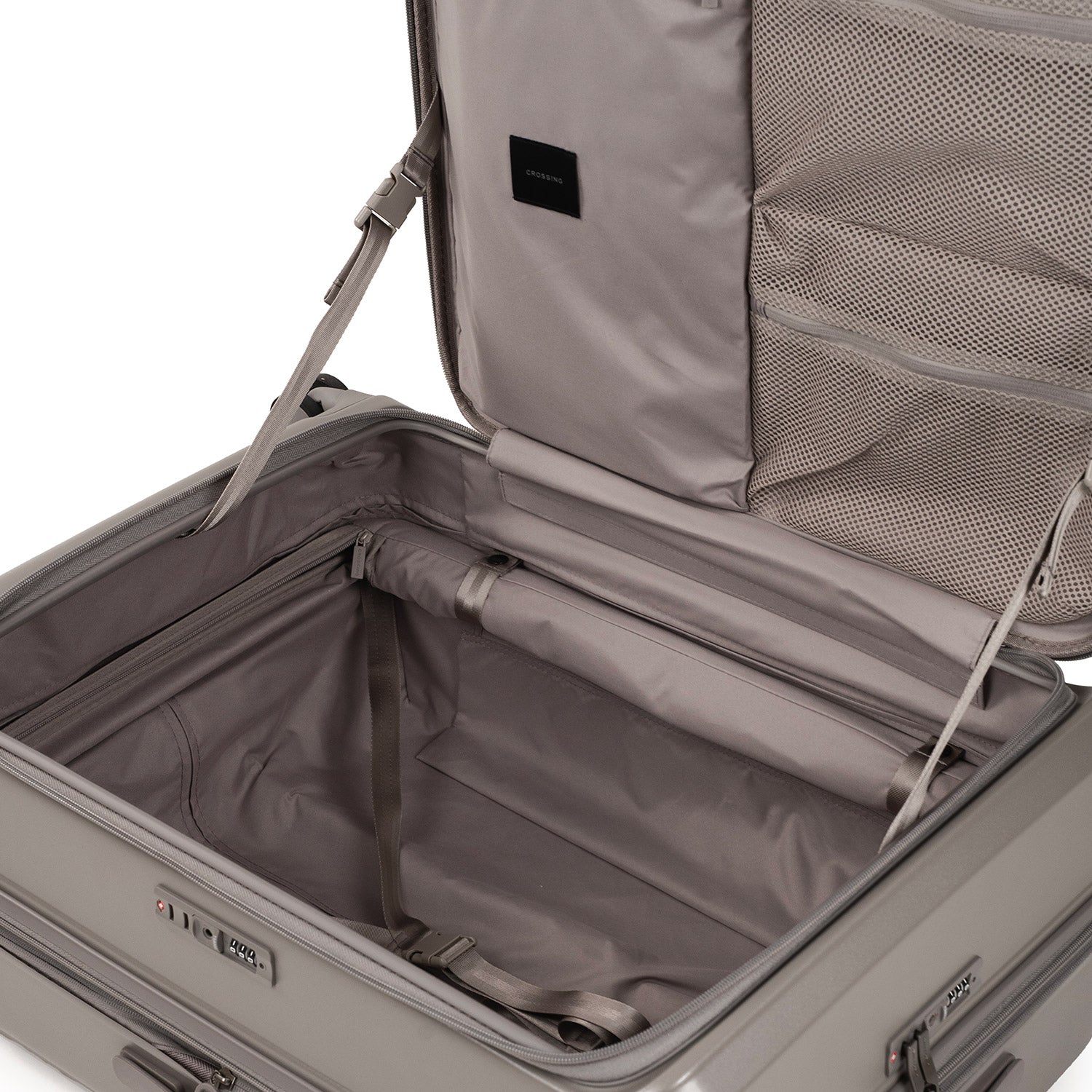 CROSSING INVI 30" Large Expandable Luggage With Front & Middle Access