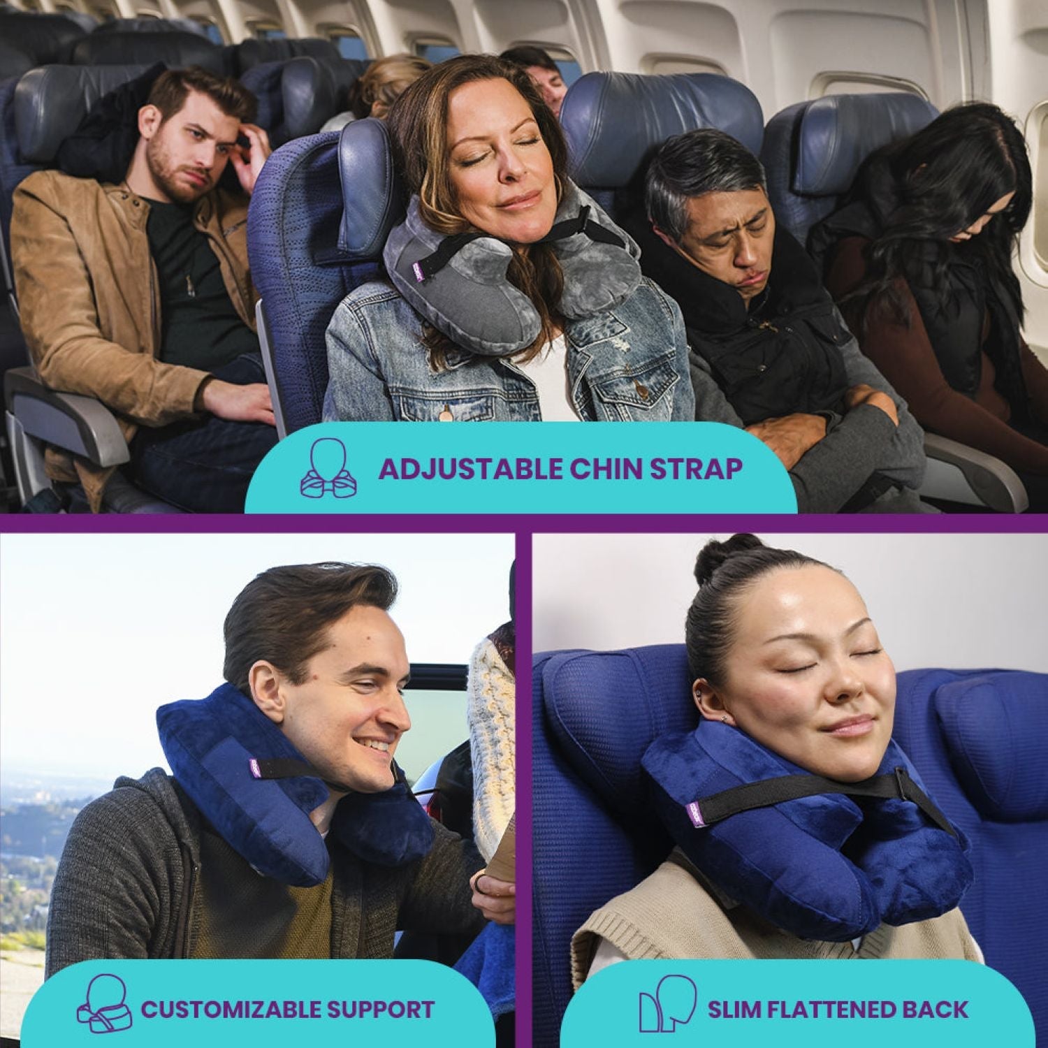 Cabeau AirTNE Inflatable Travel Neck Pillow (SA)