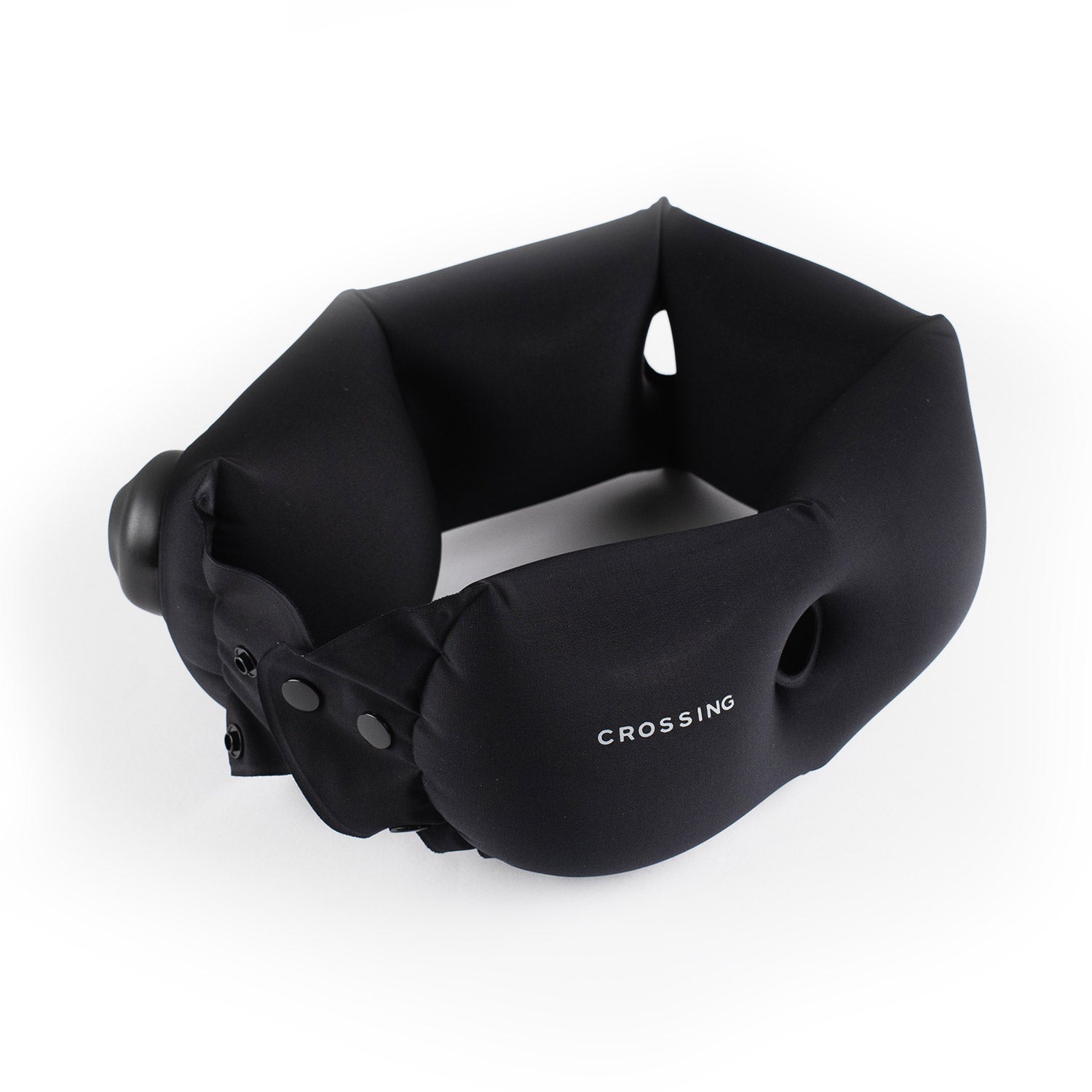 Crossing Inflatable Air Pump Neck Travel Pillow