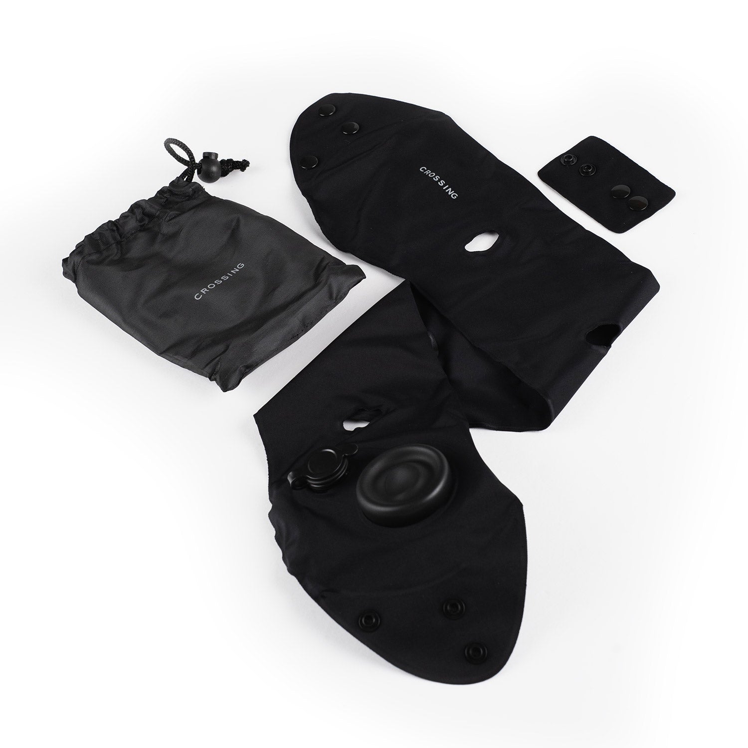 Crossing Inflatable Air Pump Neck Travel Pillow