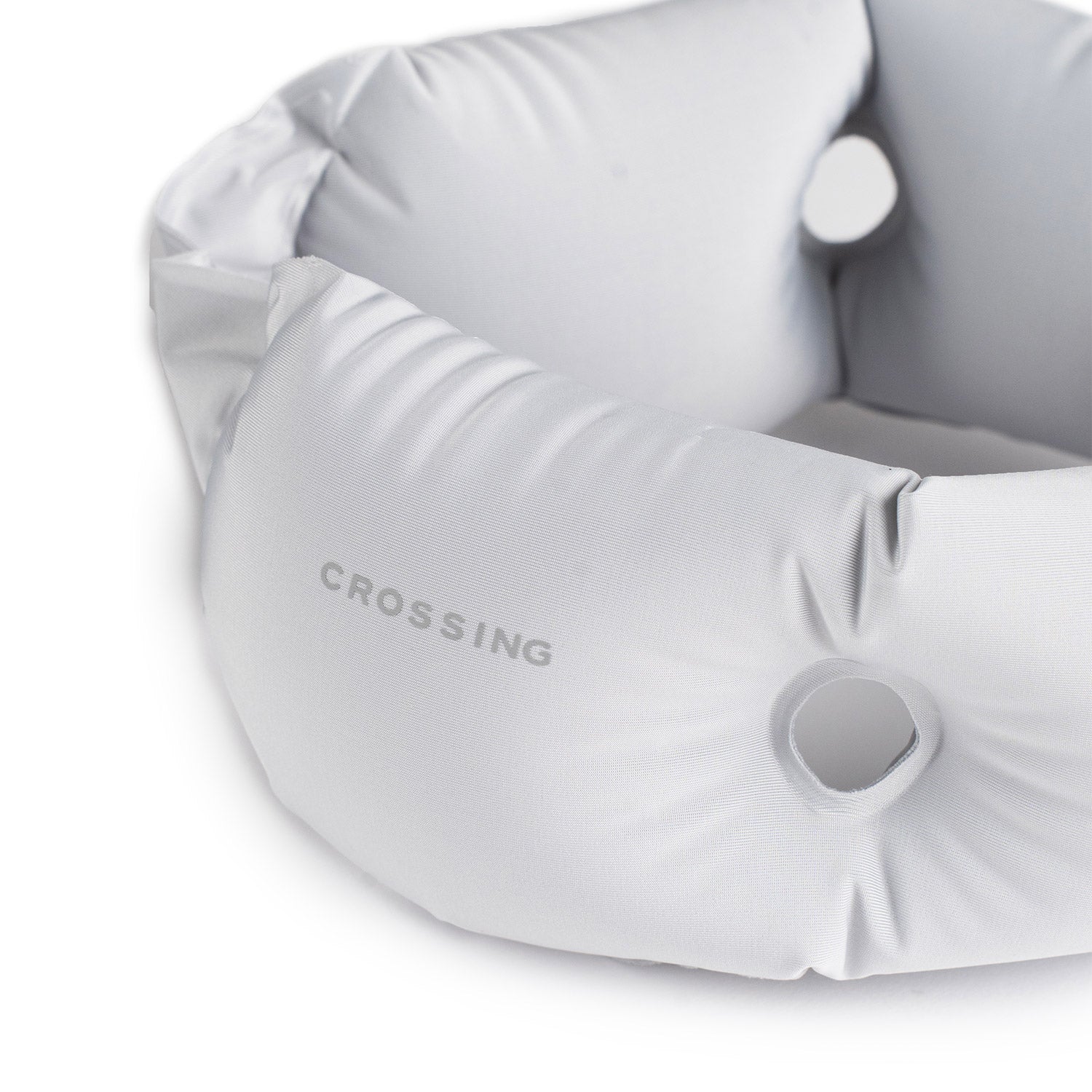 Crossing Inflatable Air Pump Neck Travel Pillow