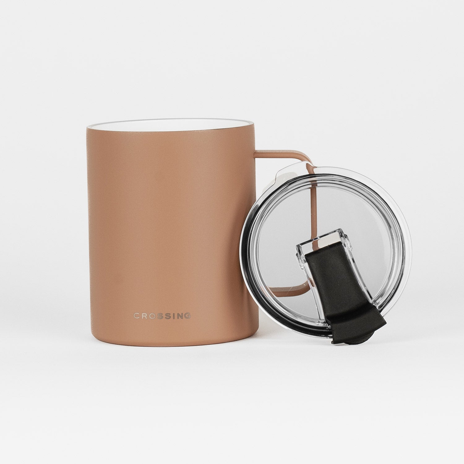 Crossing Neo Insulated S/S Ceramic Mug W Handle And Lid 420ml