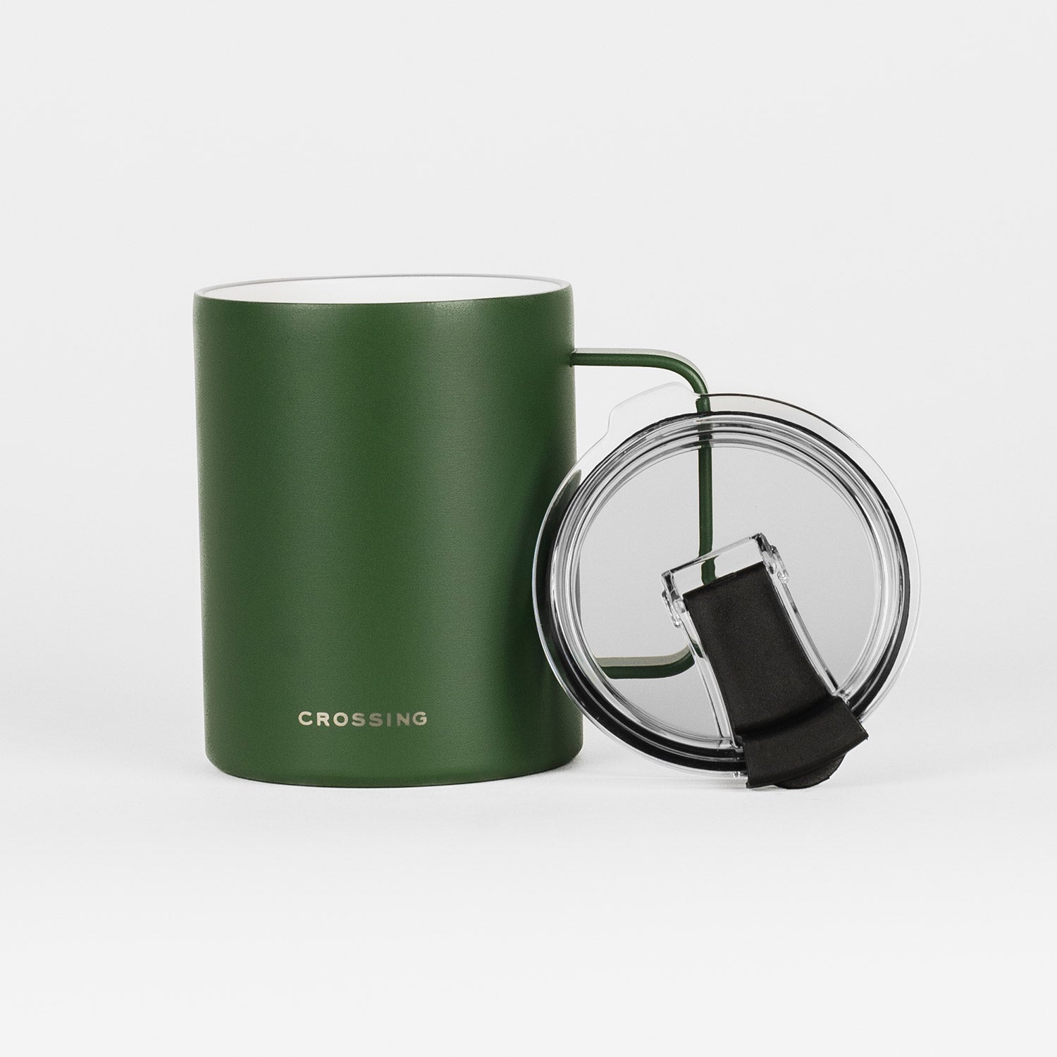 Crossing Neo Insulated S/S Ceramic Mug W Handle And Lid 420ml