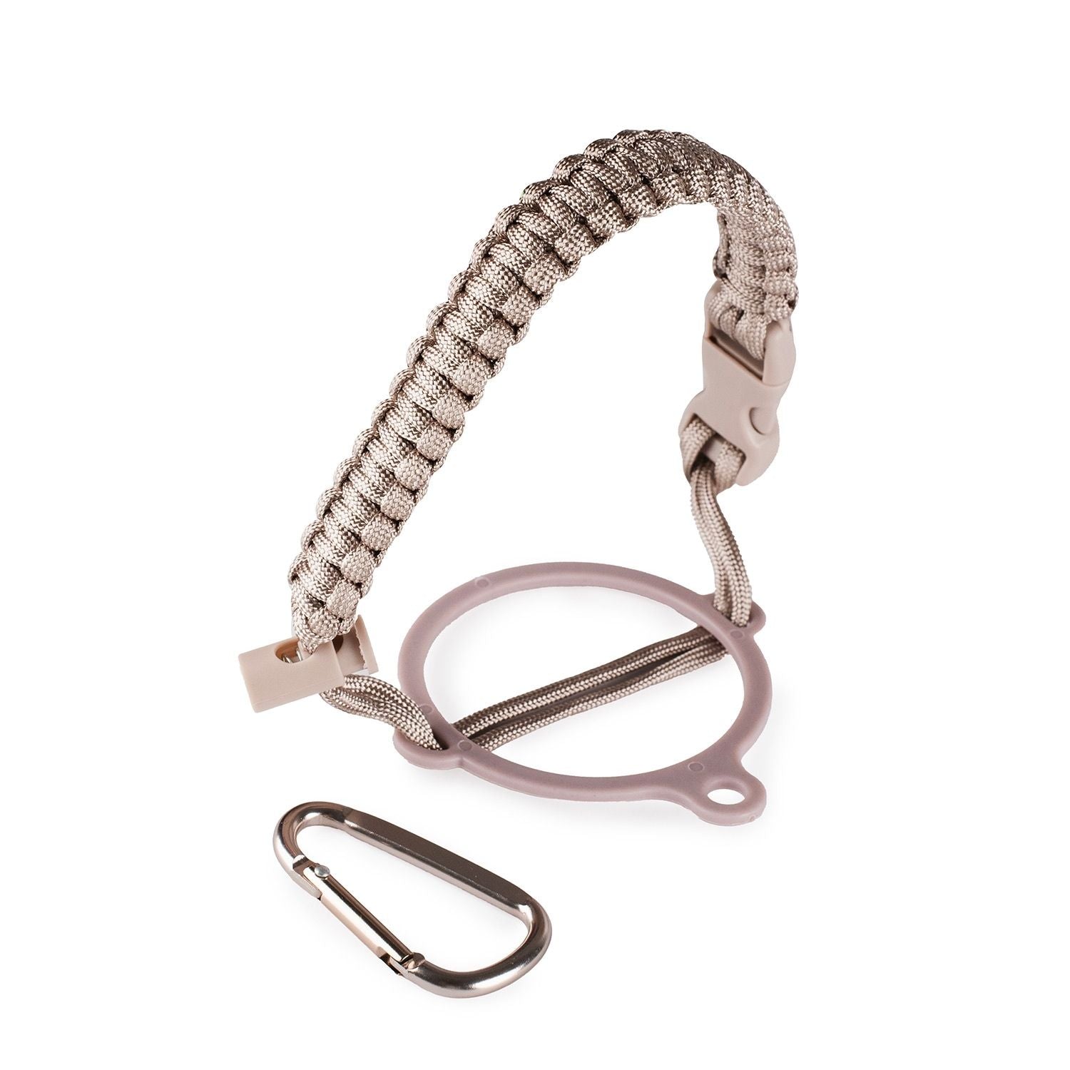 Crossing Paracord Bottle Carrier Strap with Carabiner
