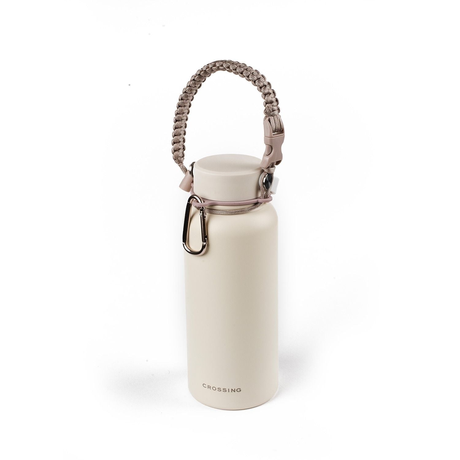 Crossing Paracord Bottle Carrier Strap with Carabiner