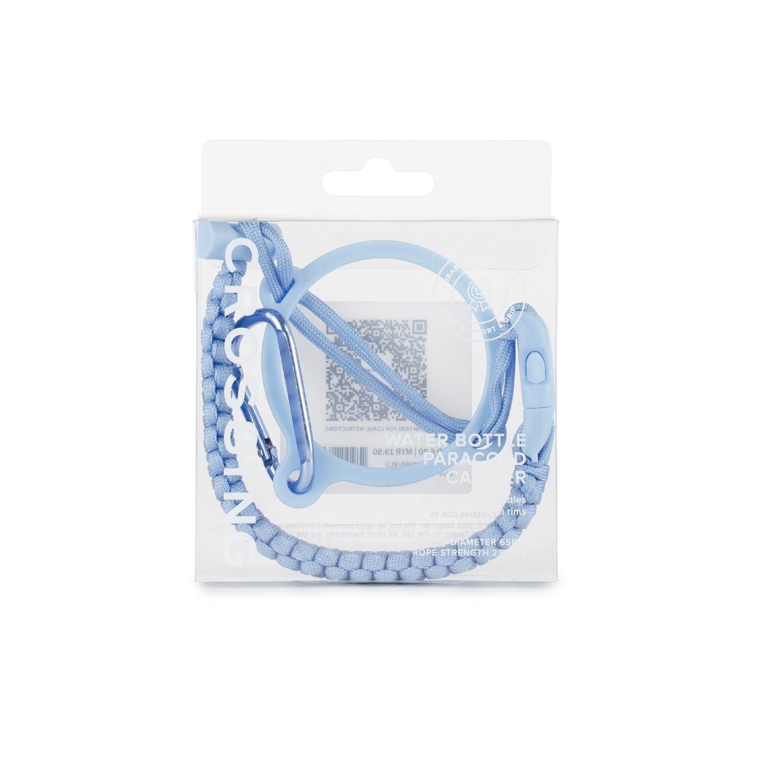 Crossing Paracord Bottle Carrier Strap with Carabiner