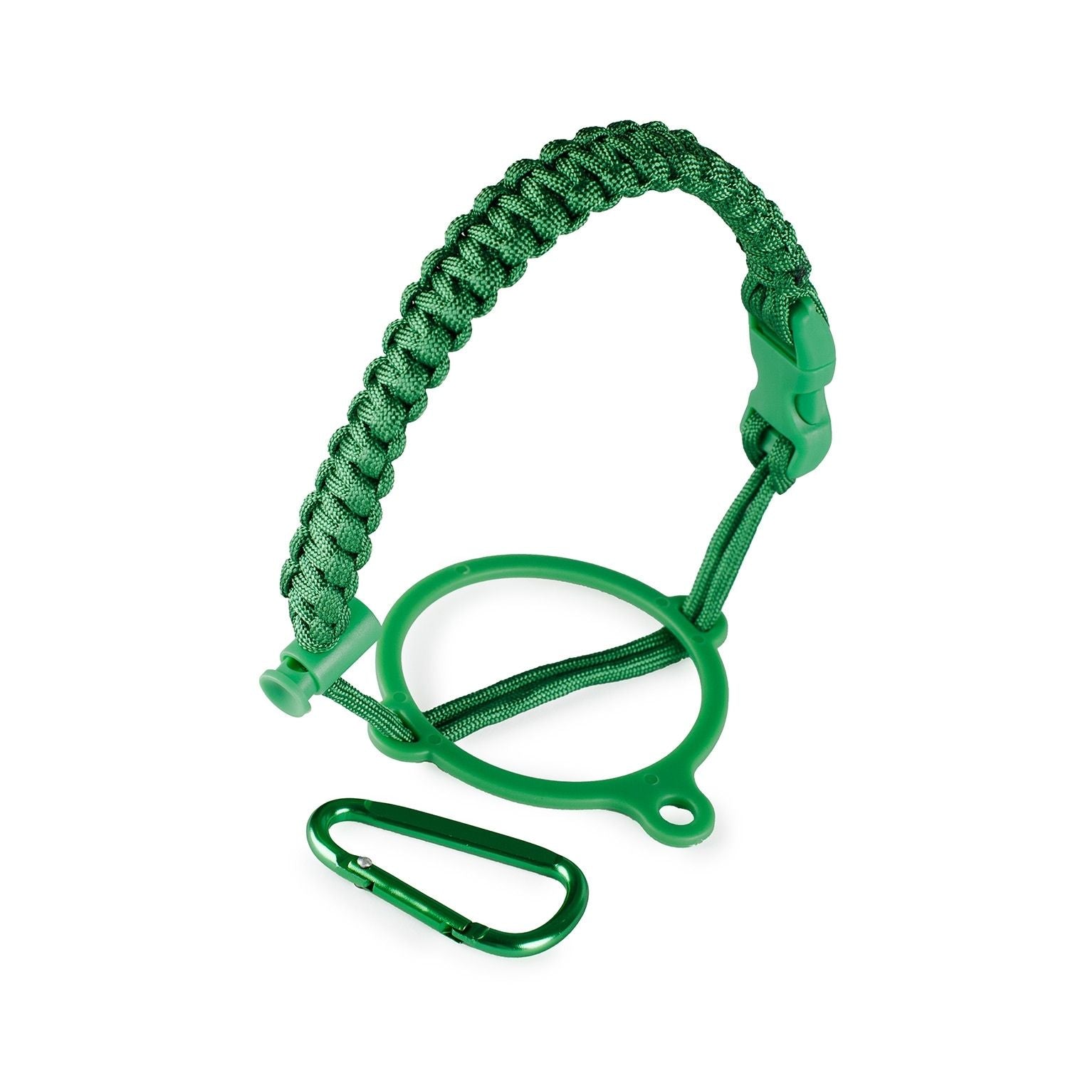 Crossing Paracord Bottle Carrier Strap with Carabiner