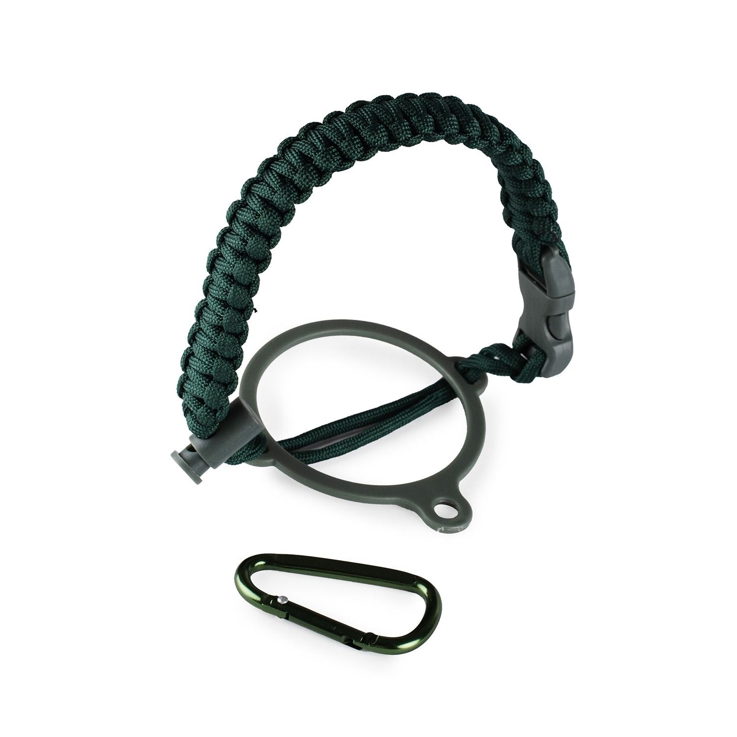 Crossing Paracord Bottle Carrier Strap with Carabiner