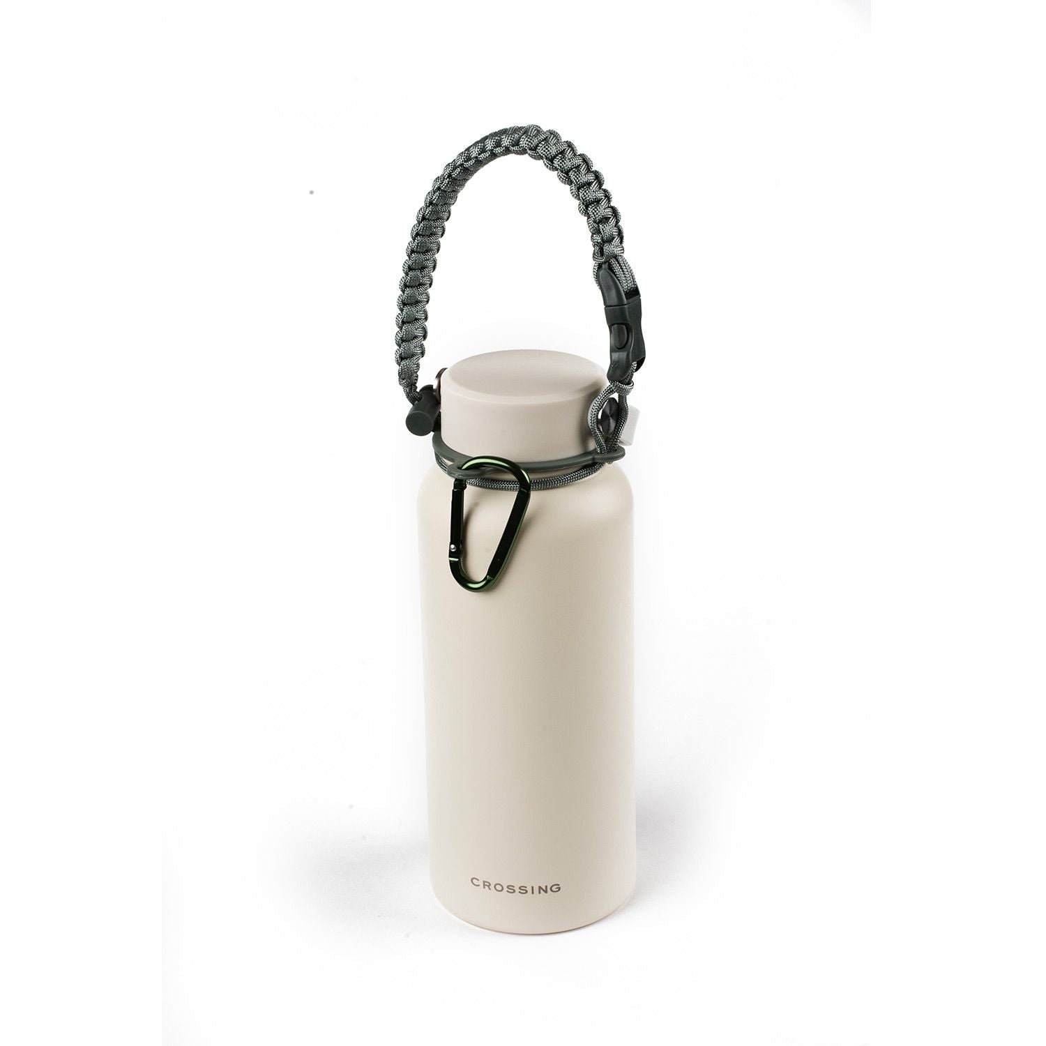 Crossing Paracord Bottle Carrier Strap with Carabiner