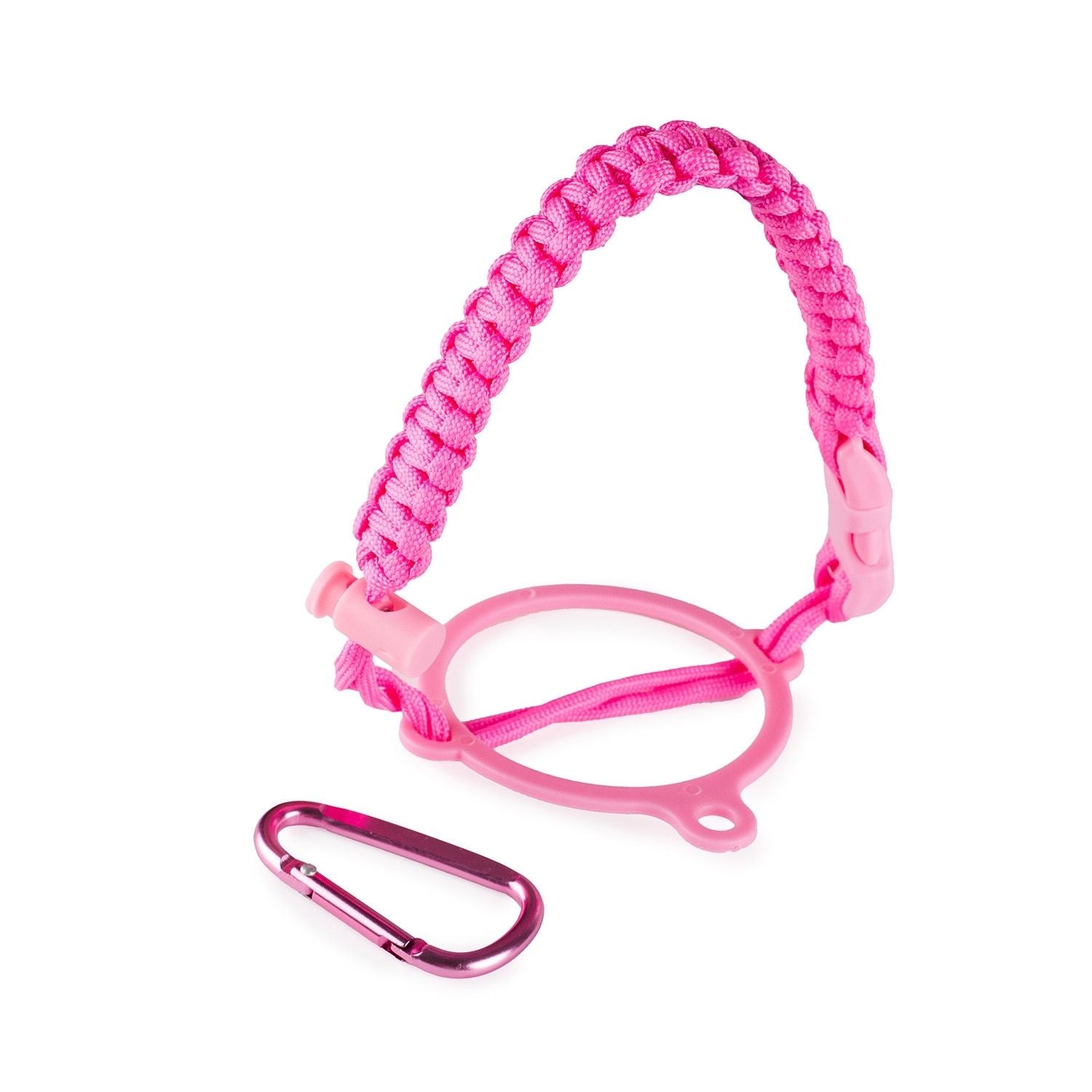 Crossing Paracord Bottle Carrier Strap with Carabiner