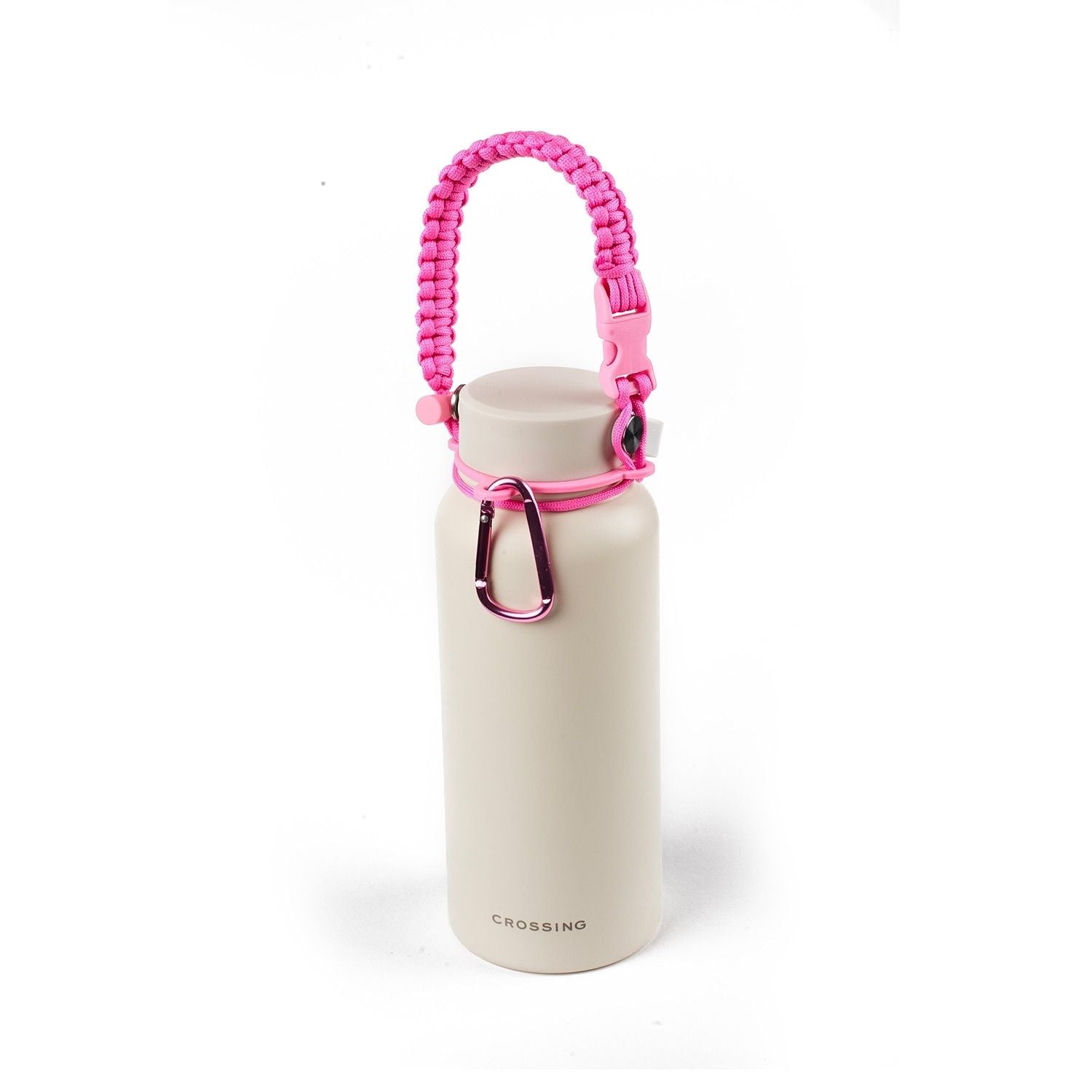 Crossing Paracord Bottle Carrier Strap with Carabiner