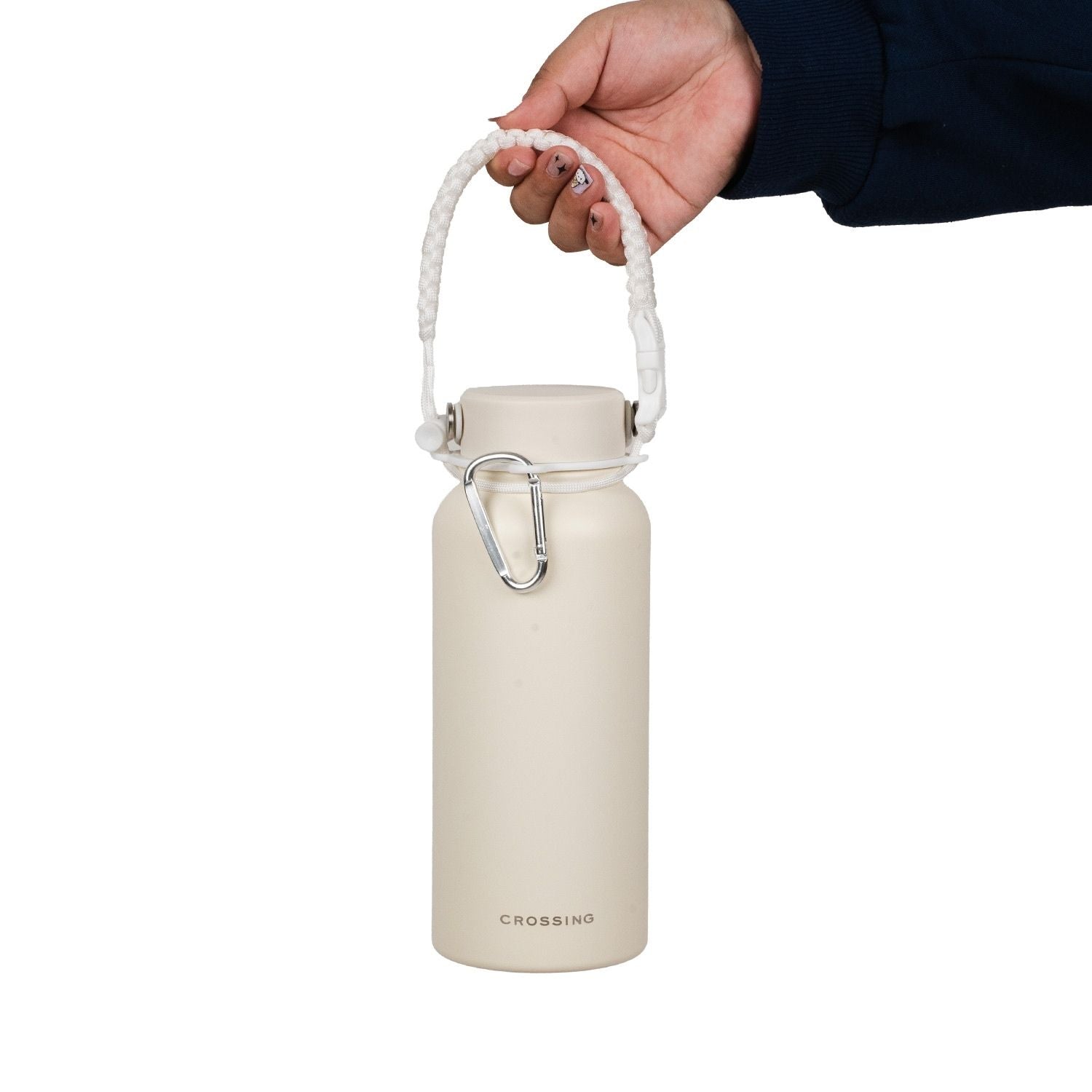 Crossing Paracord Bottle Carrier Strap with Carabiner