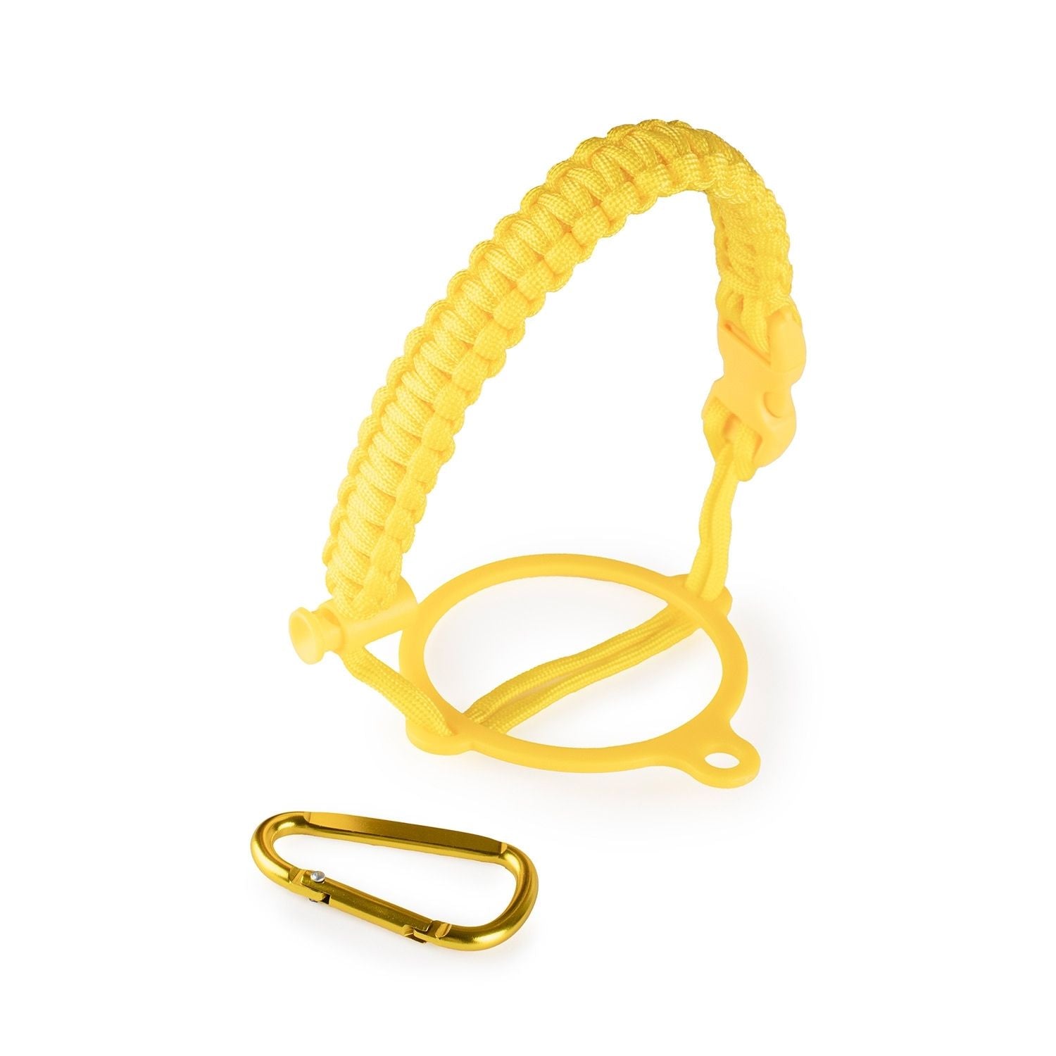Crossing Paracord Bottle Carrier Strap with Carabiner