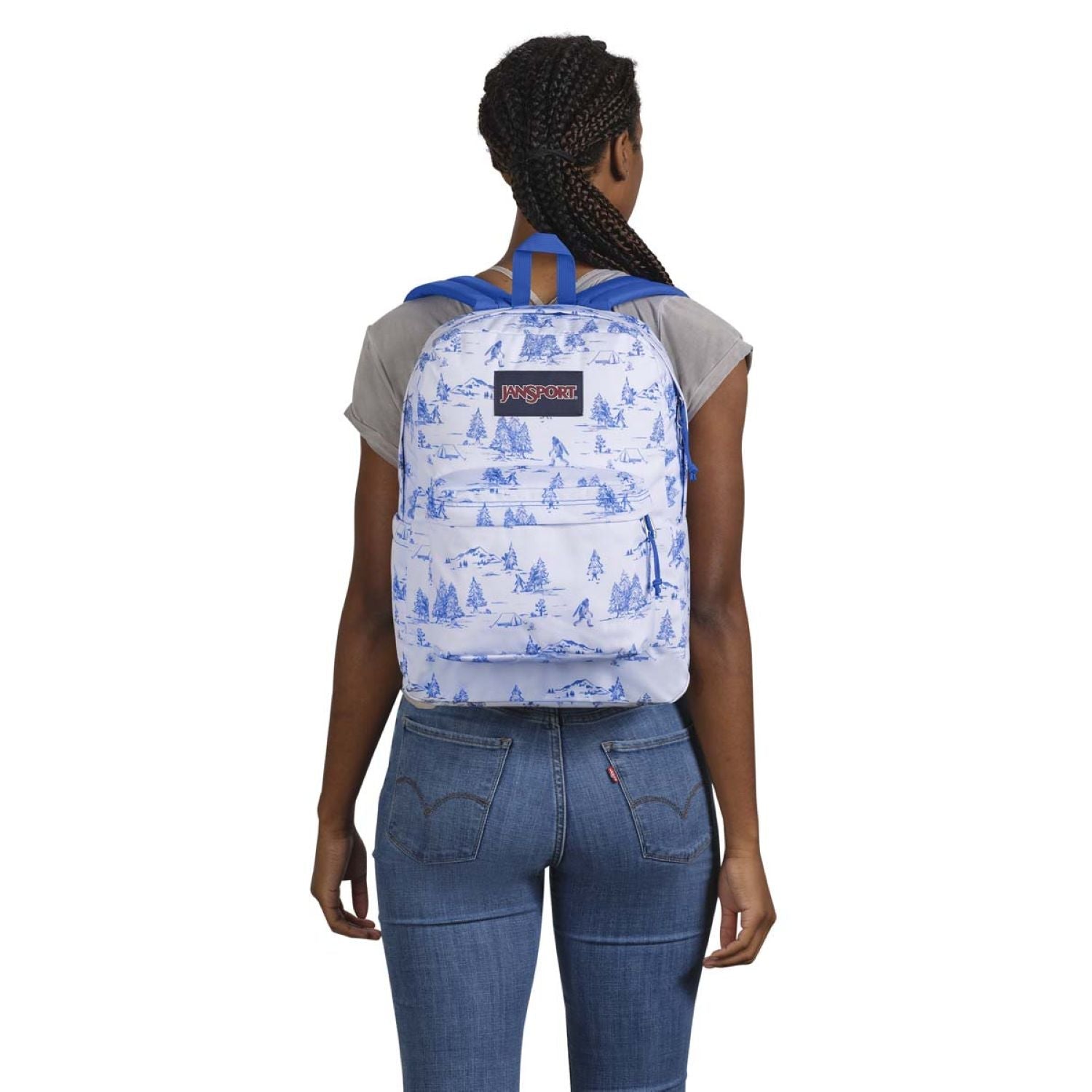 Jansport Superbreak Plus Backpack (Printed 1) (SA)