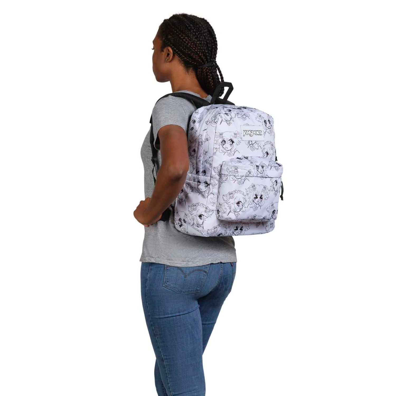 Jansport Superbreak Plus Backpack (Printed 1) (SA)