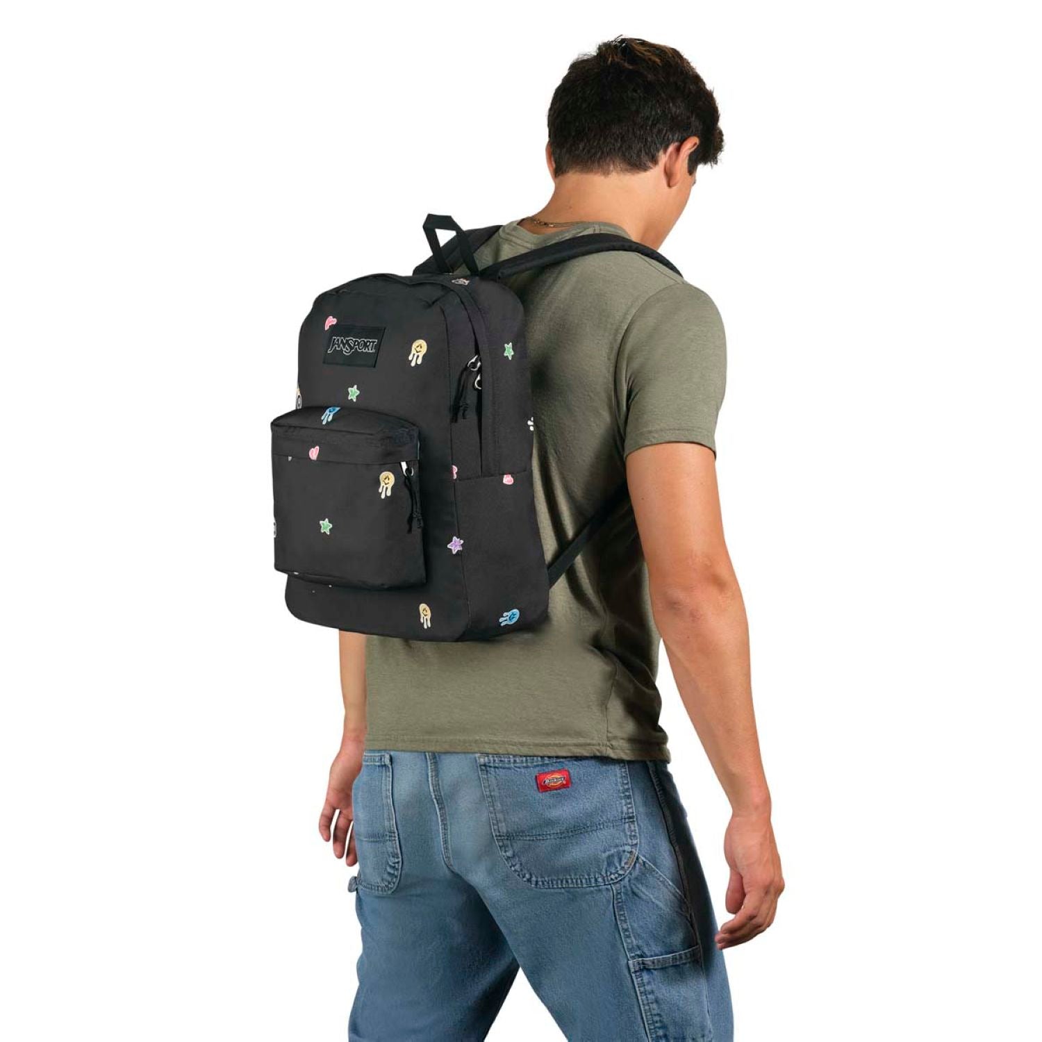 Jansport Superbreak Plus Backpack (Printed 1) (SA)