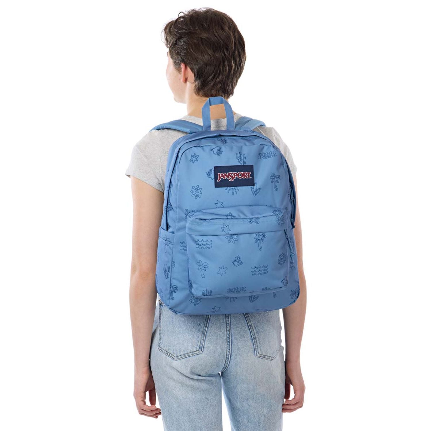 Jansport Superbreak Plus Backpack (Printed 1)