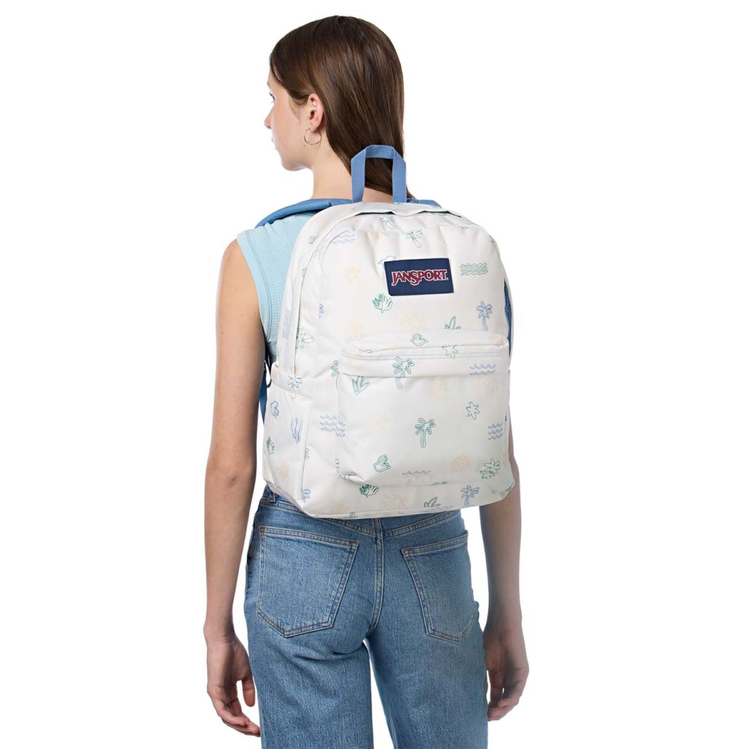 Jansport Superbreak Plus Backpack (Printed 1)