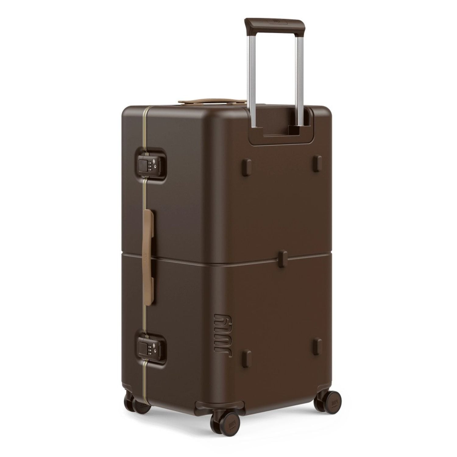 July Checked Trunk Polycarbonate Frame 28" Luggage (SA)