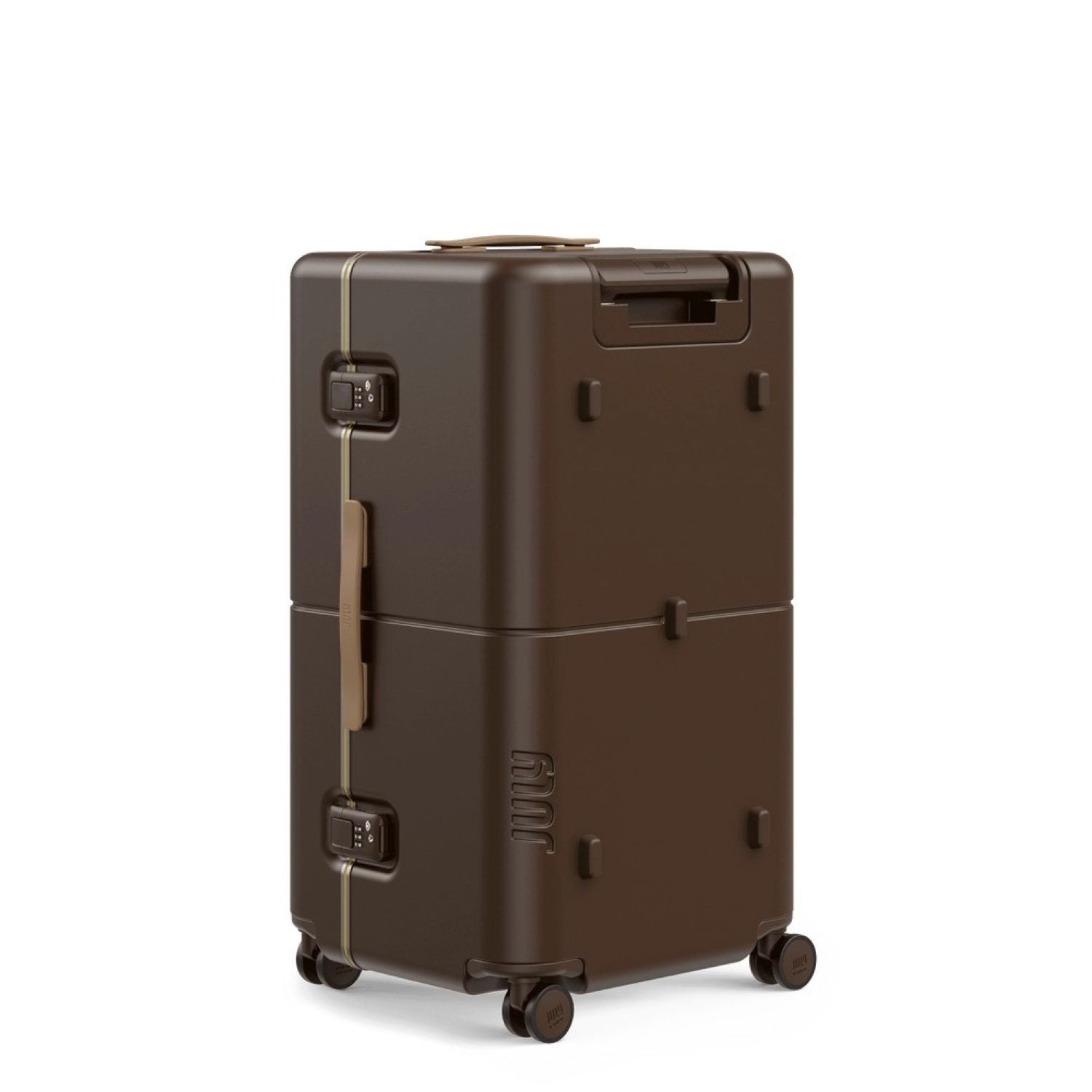 July Checked Trunk Polycarbonate Frame 28" Luggage (SA)