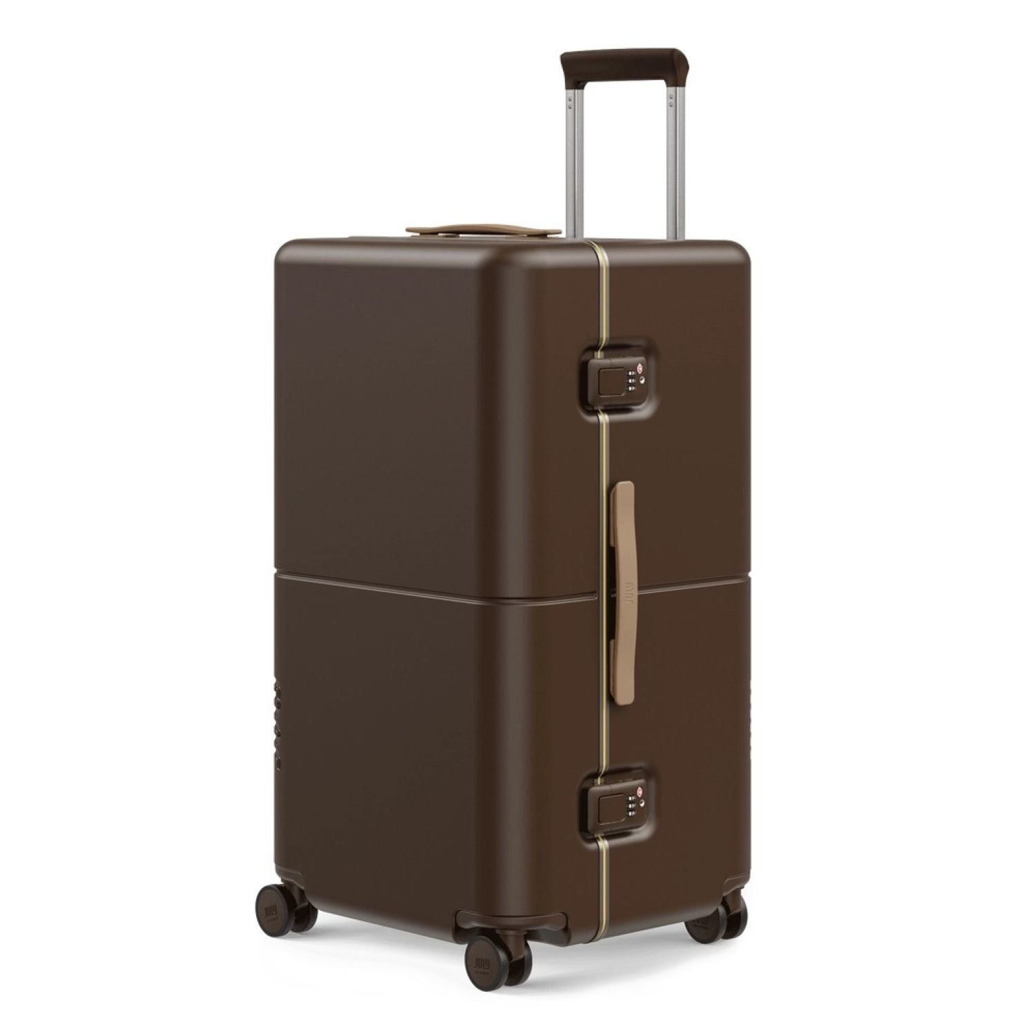 July Checked Trunk Polycarbonate Frame 28" Luggage (SA)