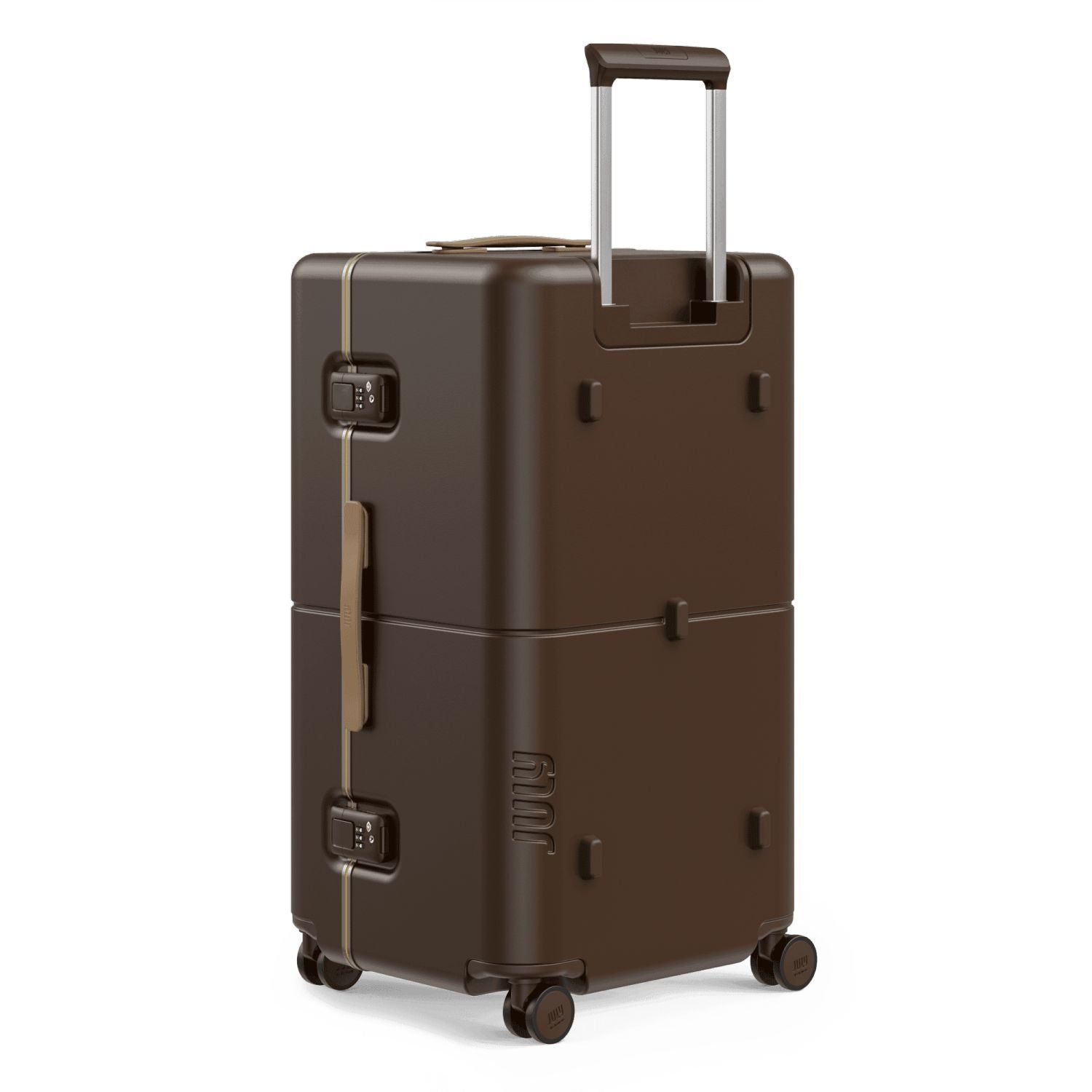 July Checked Trunk Polycarbonate Frame 28" Luggage (SA)