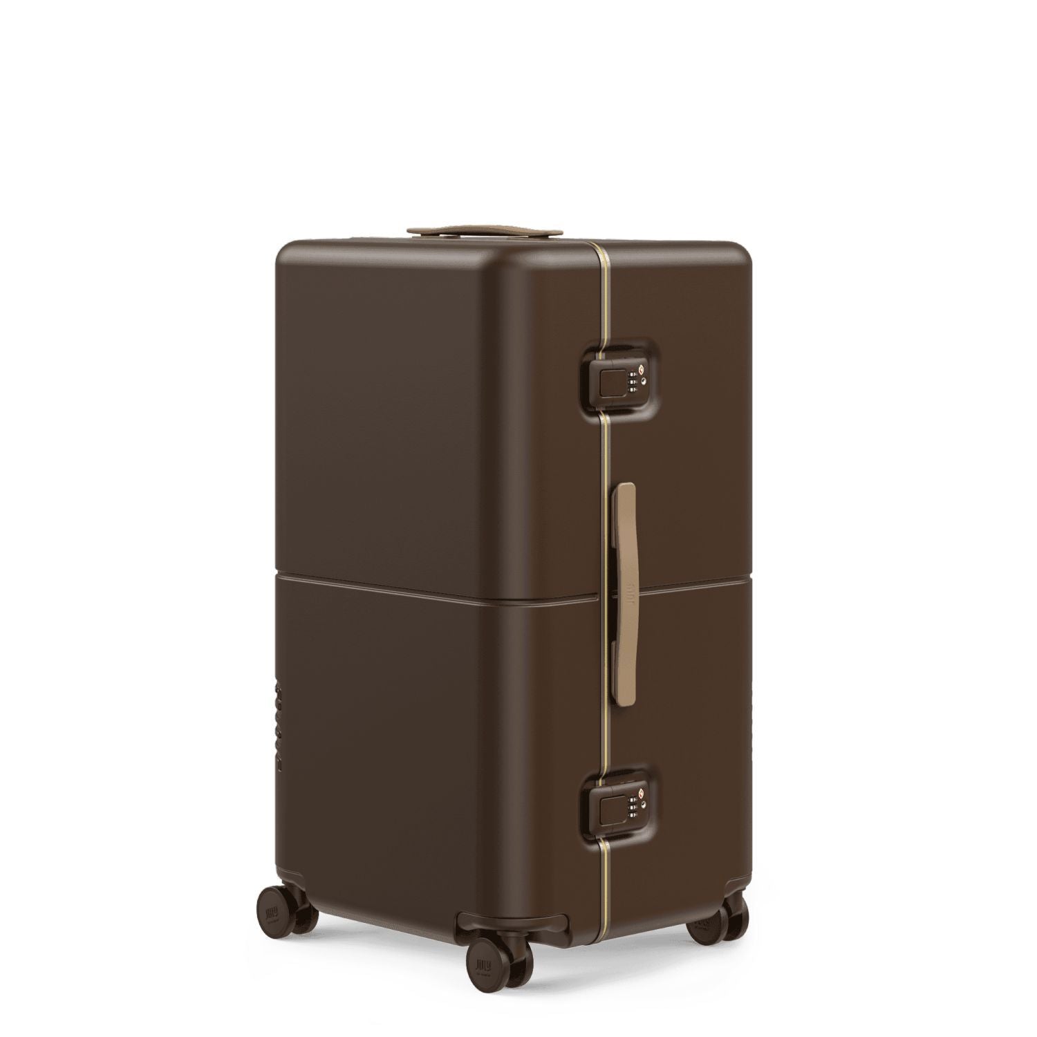 July Checked Trunk Polycarbonate Frame 28" Luggage (SA)