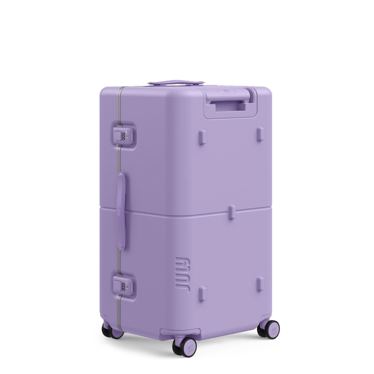 July Checked Trunk Polycarbonate Frame 28" Luggage