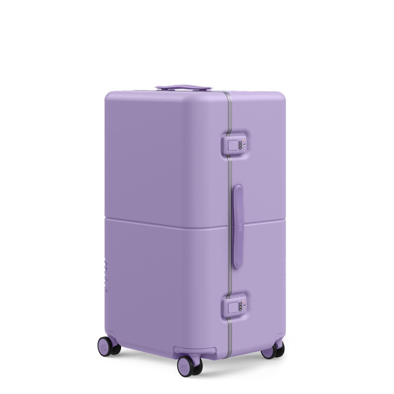 July Checked Trunk Polycarbonate Frame 28" Luggage (SA)
