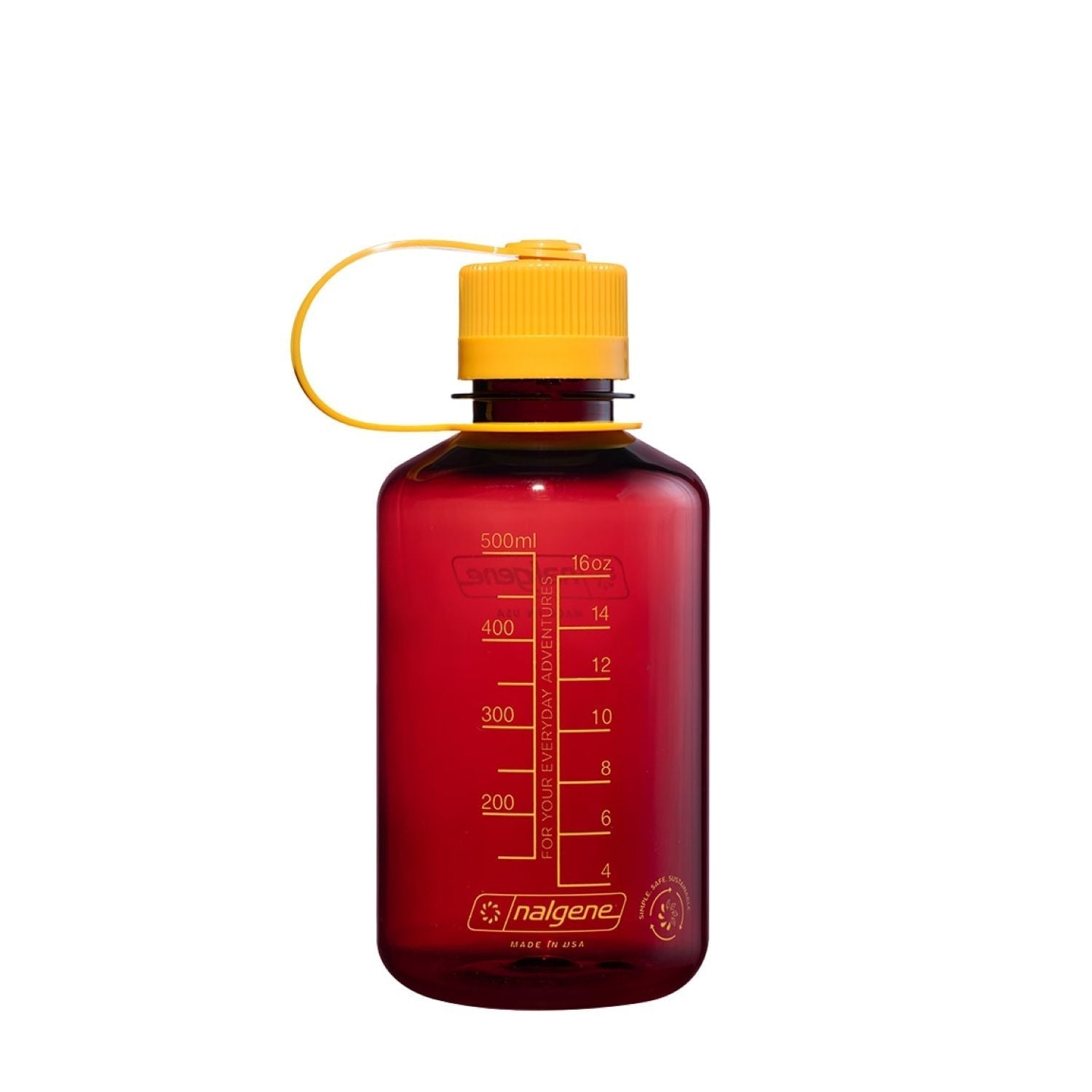 Nalgene 16oz Narrow Mouth Water Bottle (Plain) (SA)