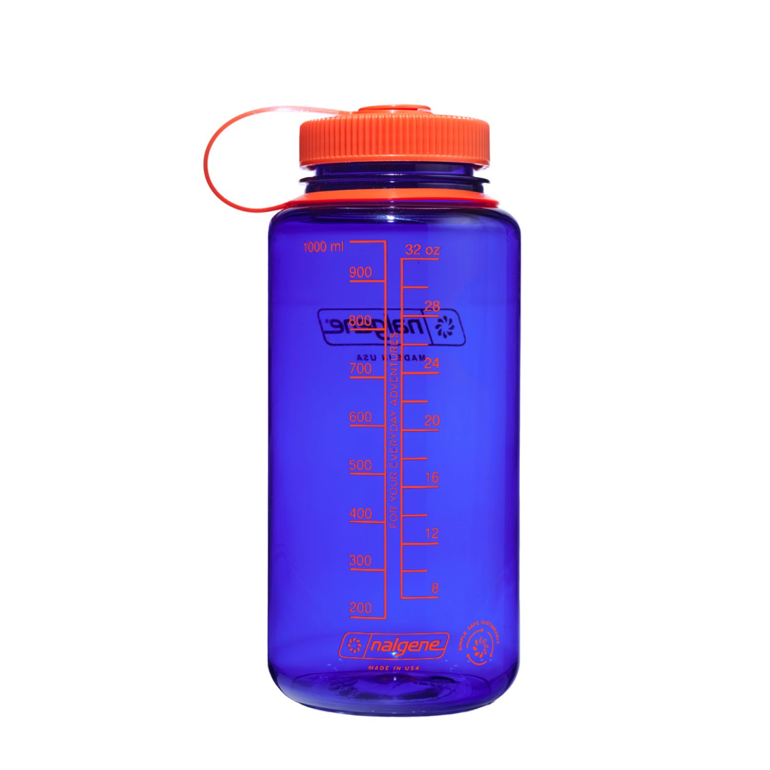 Nalgene 32oz Wide Mouth Water Bottle (Plain) (SA)