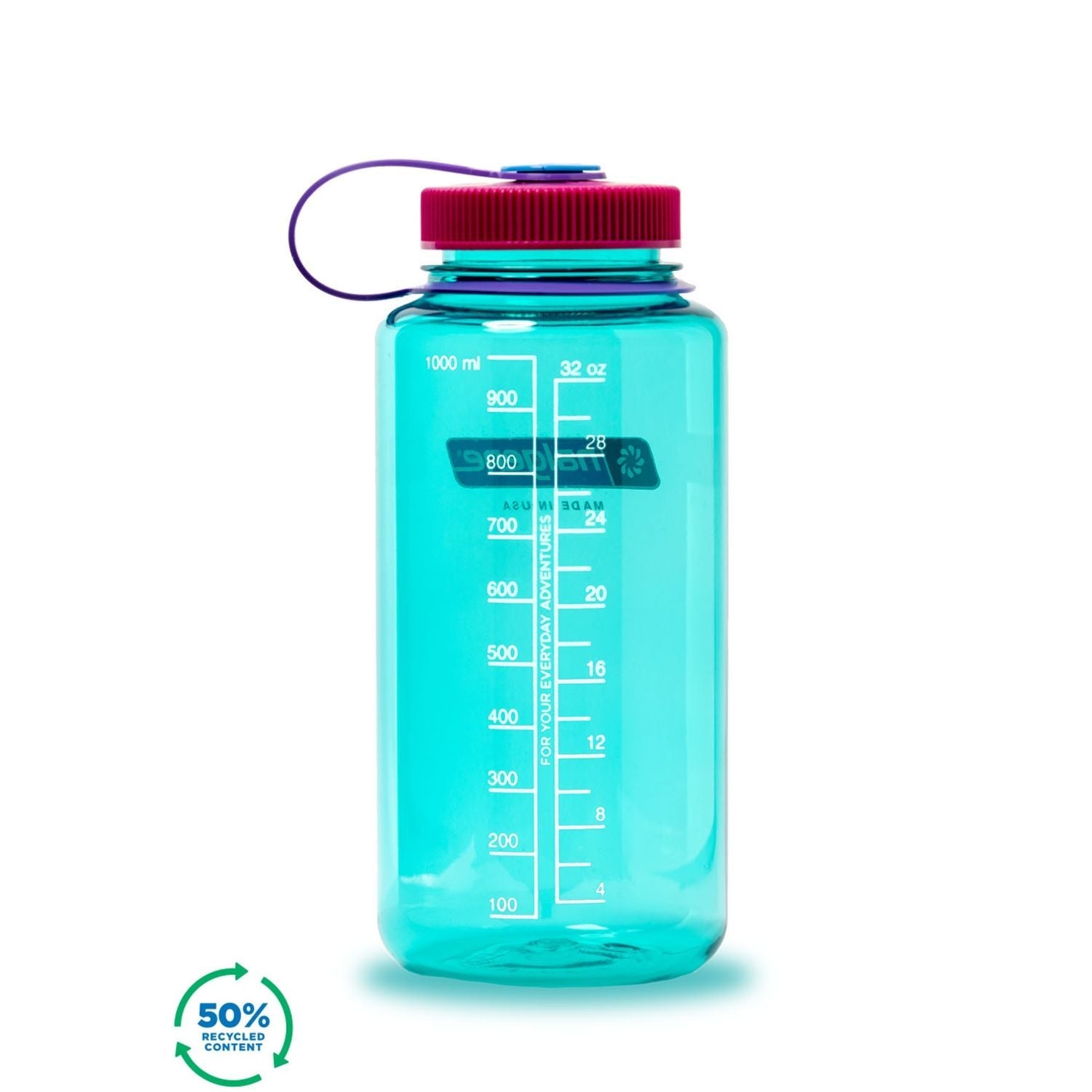 Nalgene 32oz Wide Mouth Water Bottle (Plain) (SA)