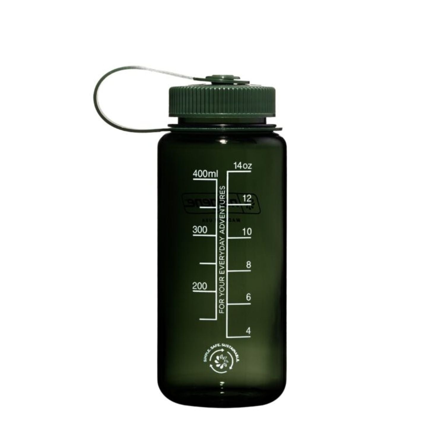 Nalgene 16oz Wide Mouth Sustain Water Bottle (Monochrome) | Gifts & Lifestyle, Non-insulated Water Bottles, Travel Accessories, Water Bottles | Nalgene Water Bottles-14