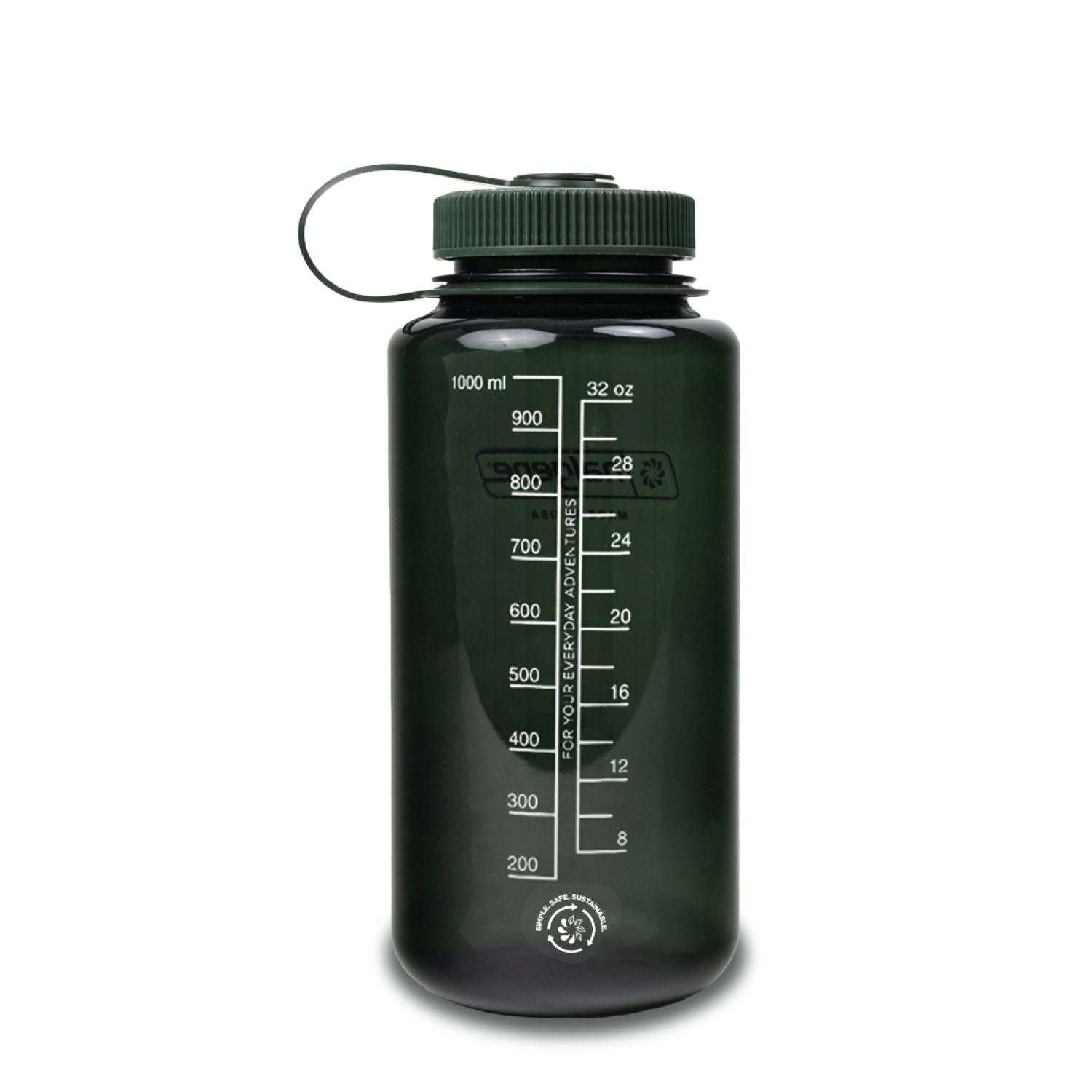Nalgene 32oz Wide Mouth Sustain Water Bottle (Monochrome) | Gifts & Lifestyle, Non-insulated Water Bottles, Travel Accessories, Water Bottles | Nalgene Water Bottles-8