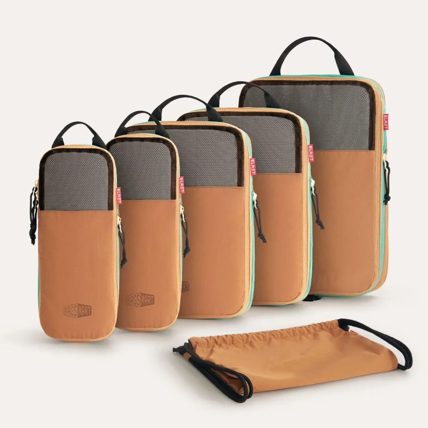 Bagsmart Blast 6-In-1 Compression Packing Cubes