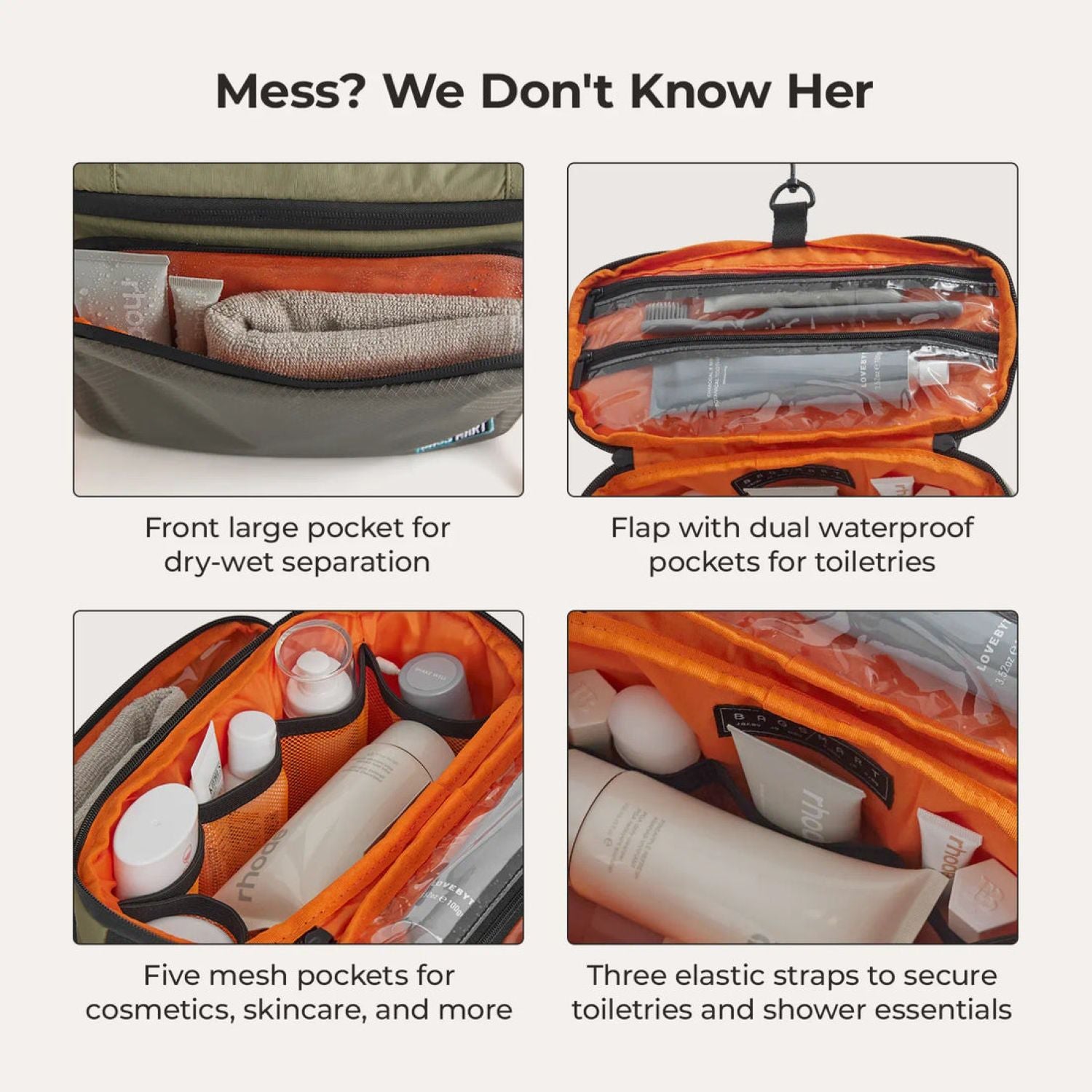 Bagsmart Blast Hanging Toiletry Bag 4.5L