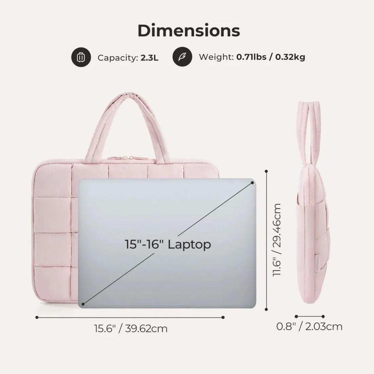 Bagsmart Bubble Laptop Sleeve Pro 15.6"